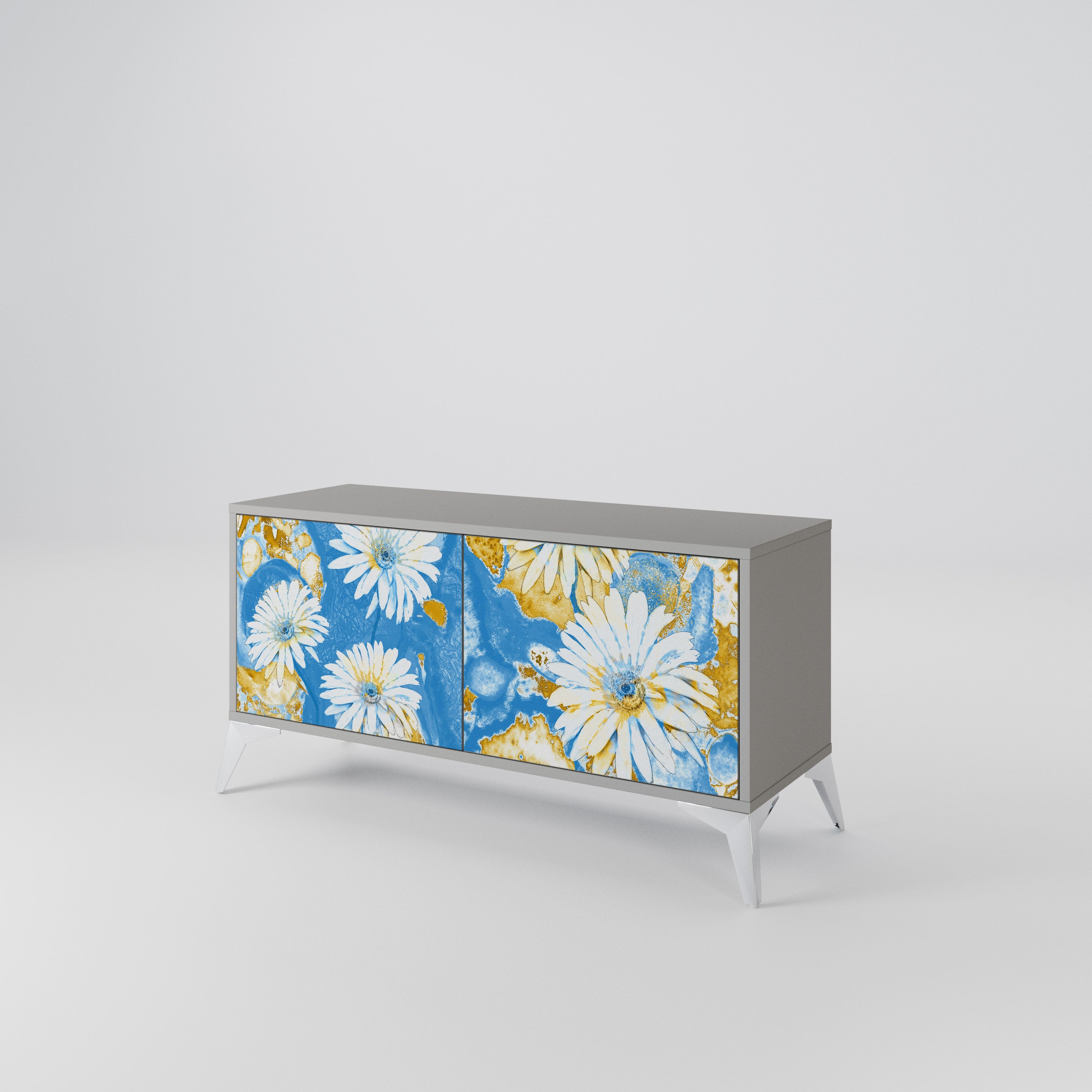 DAISY LUXE Kompaktowa szafka RTV 2-drzwiowa