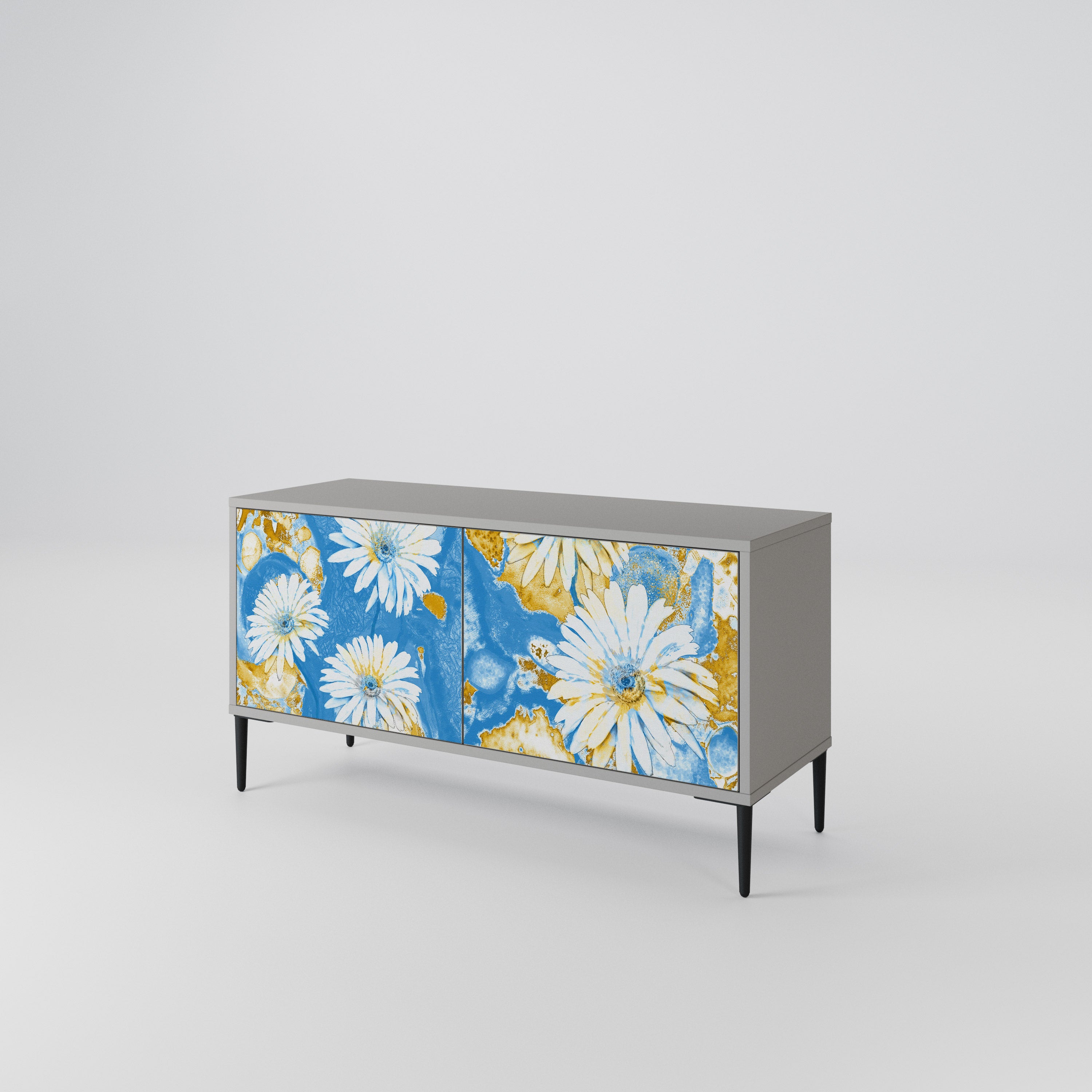 DAISY LUXE Kompaktowa szafka RTV 2-drzwiowa