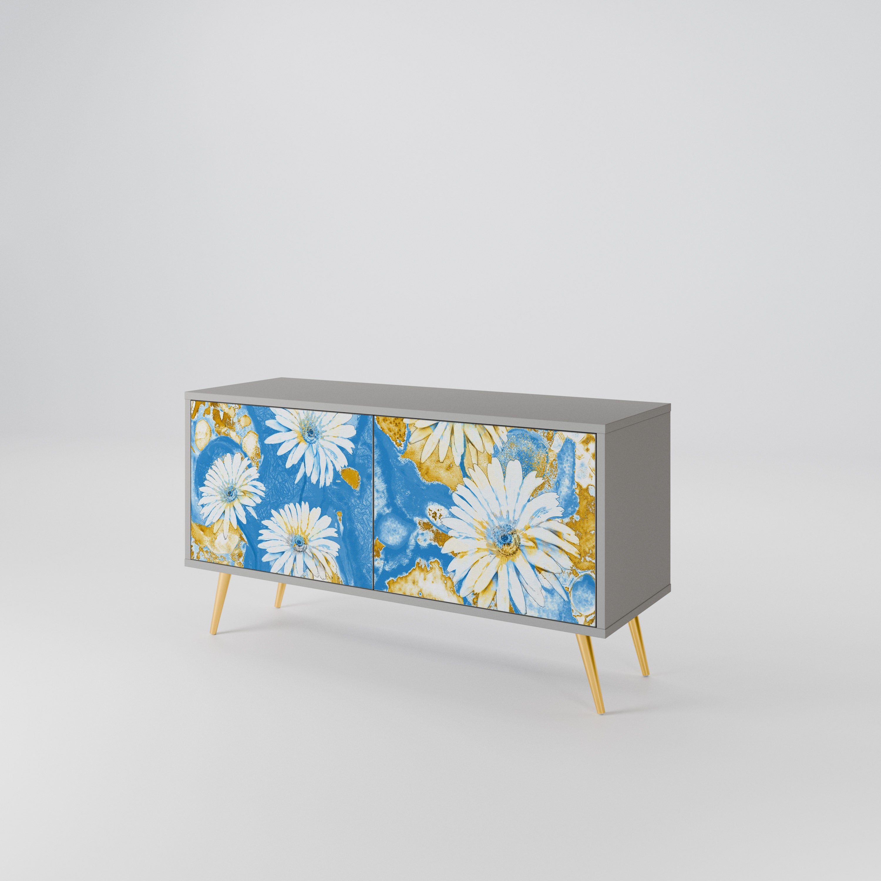 DAISY LUXE Kompaktowa szafka RTV 2-drzwiowa