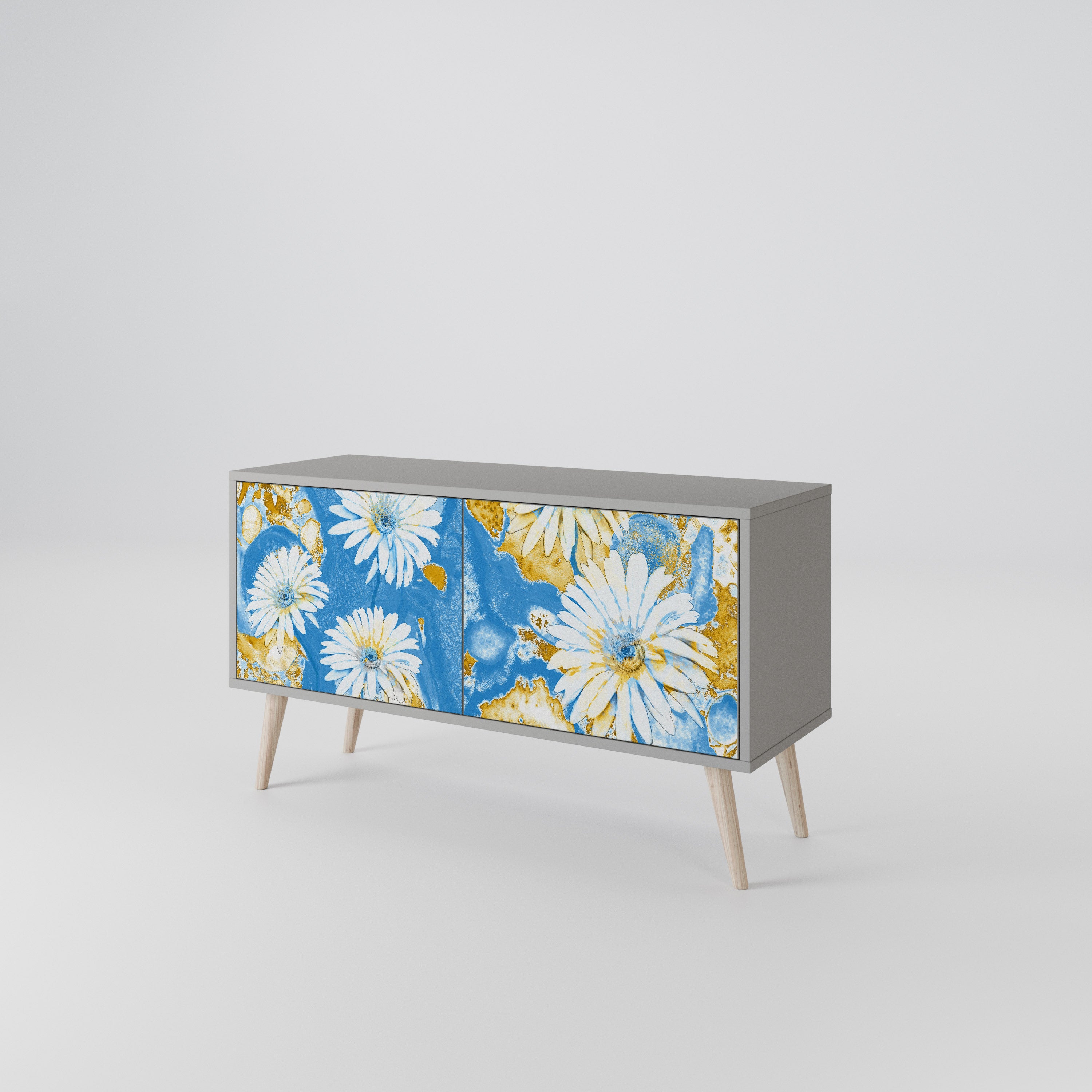DAISY LUXE Kompaktowa szafka RTV 2-drzwiowa