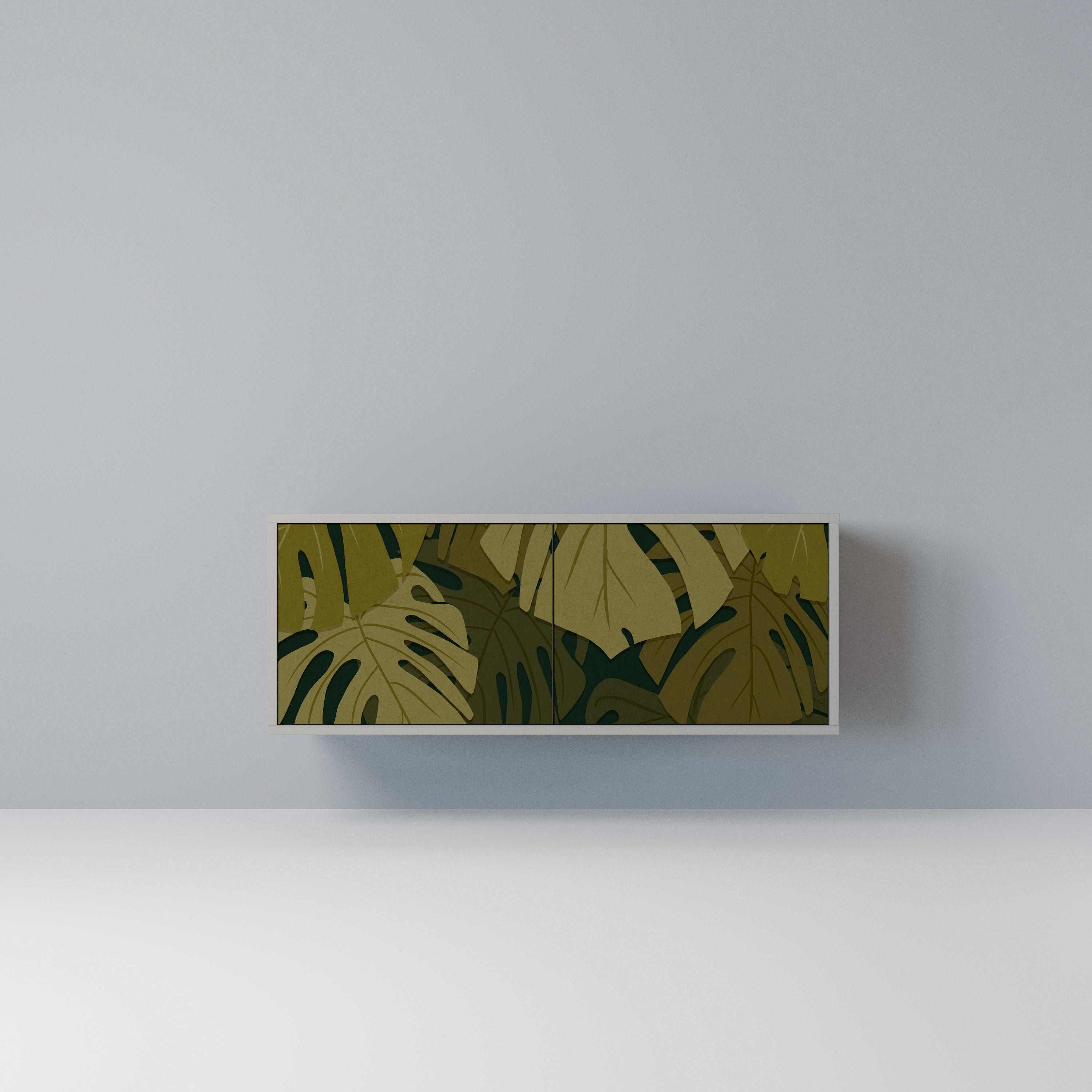TROPICAL BEAUTY Kompaktowa szafka RTV 2-drzwiowa