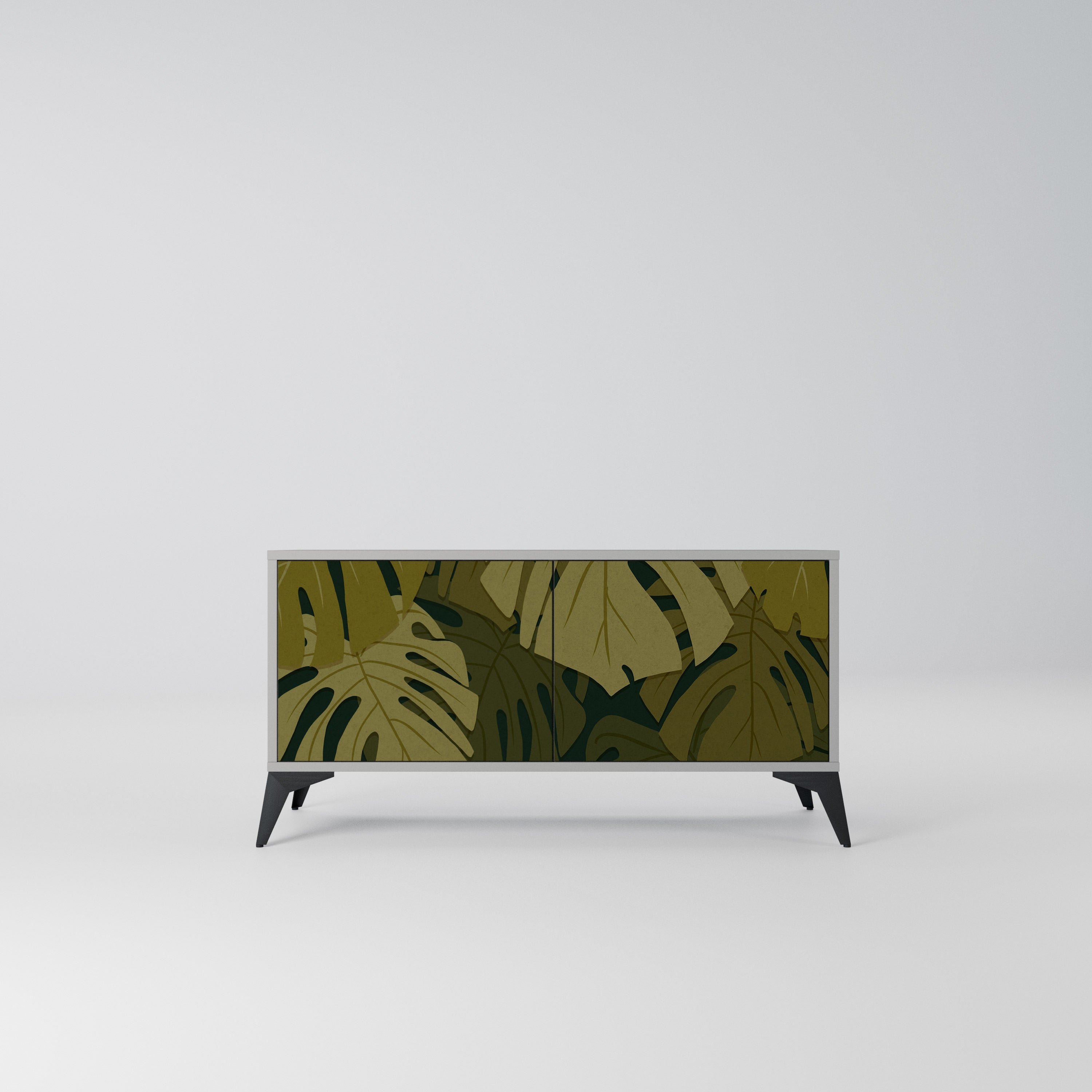 TROPICAL BEAUTY Kompaktowa szafka RTV 2-drzwiowa