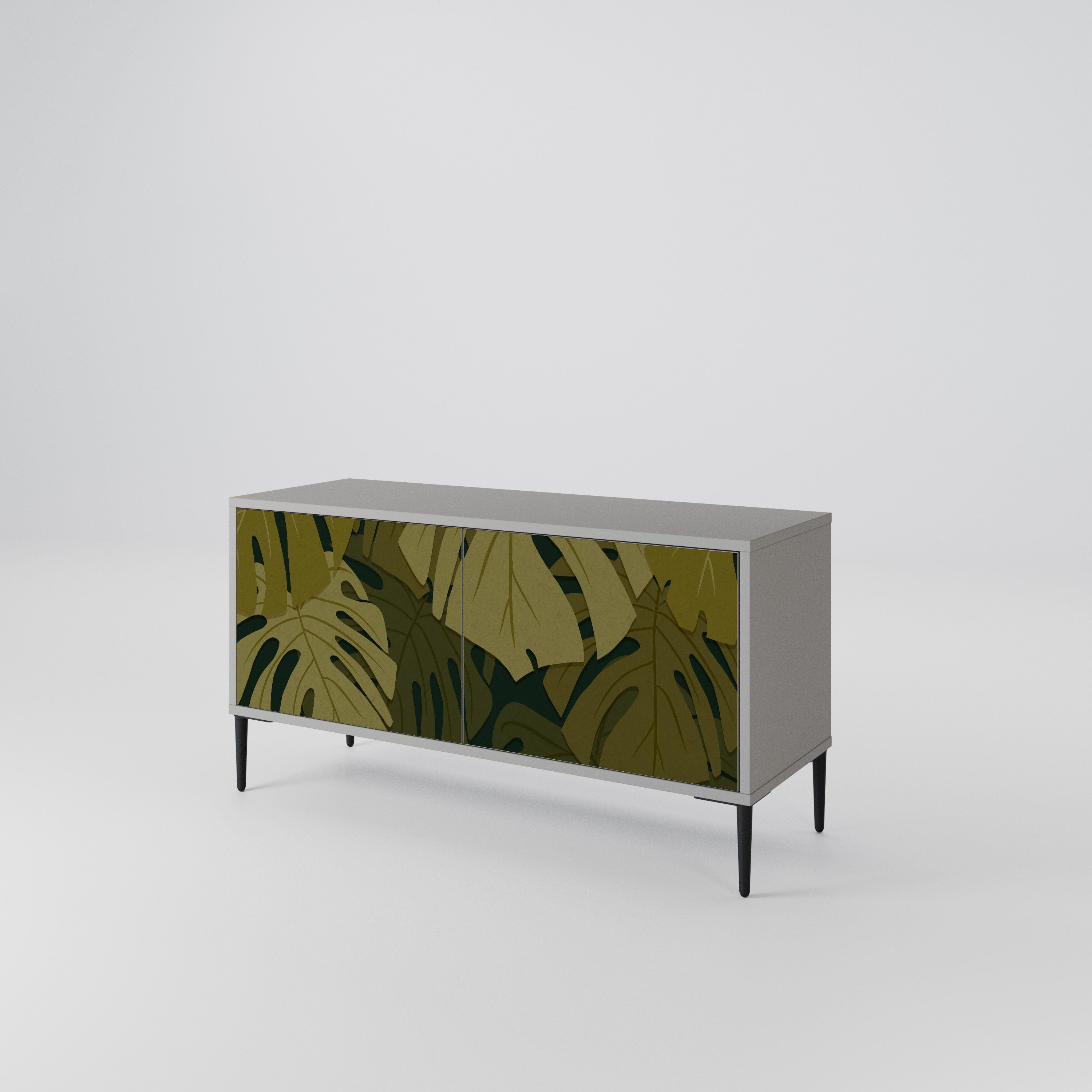 TROPICAL BEAUTY Kompaktowa szafka RTV 2-drzwiowa