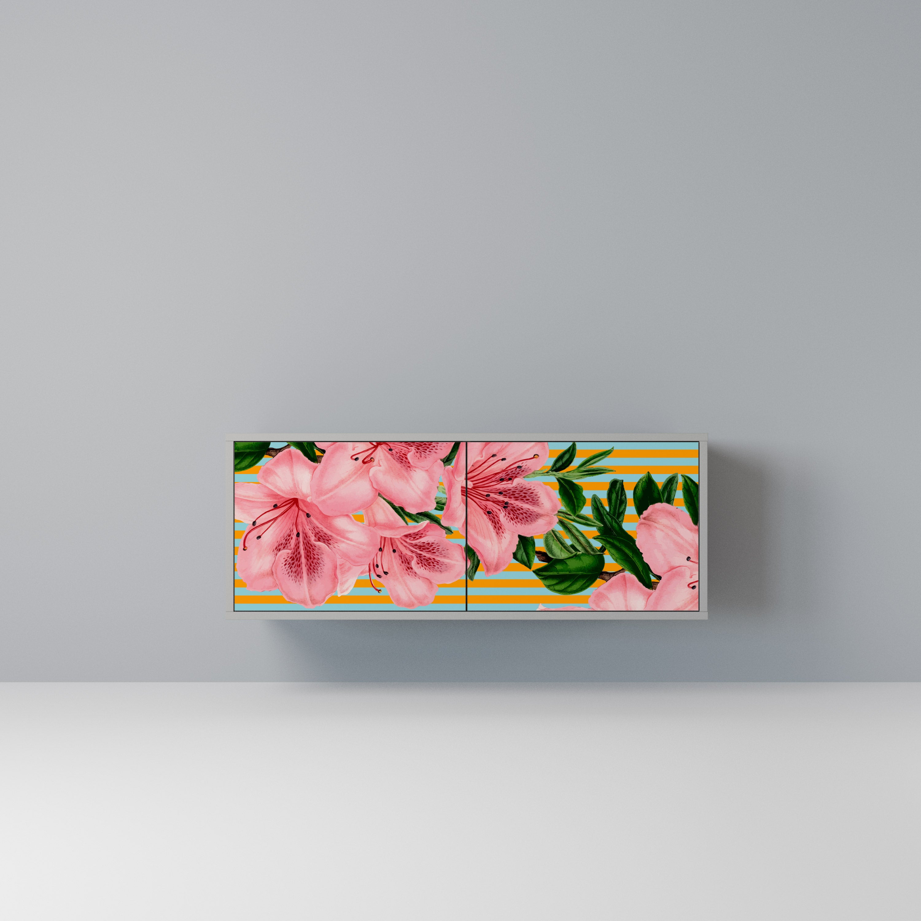 FRAGILE BEAUTY Kompaktowa szafka RTV 2-drzwiowa