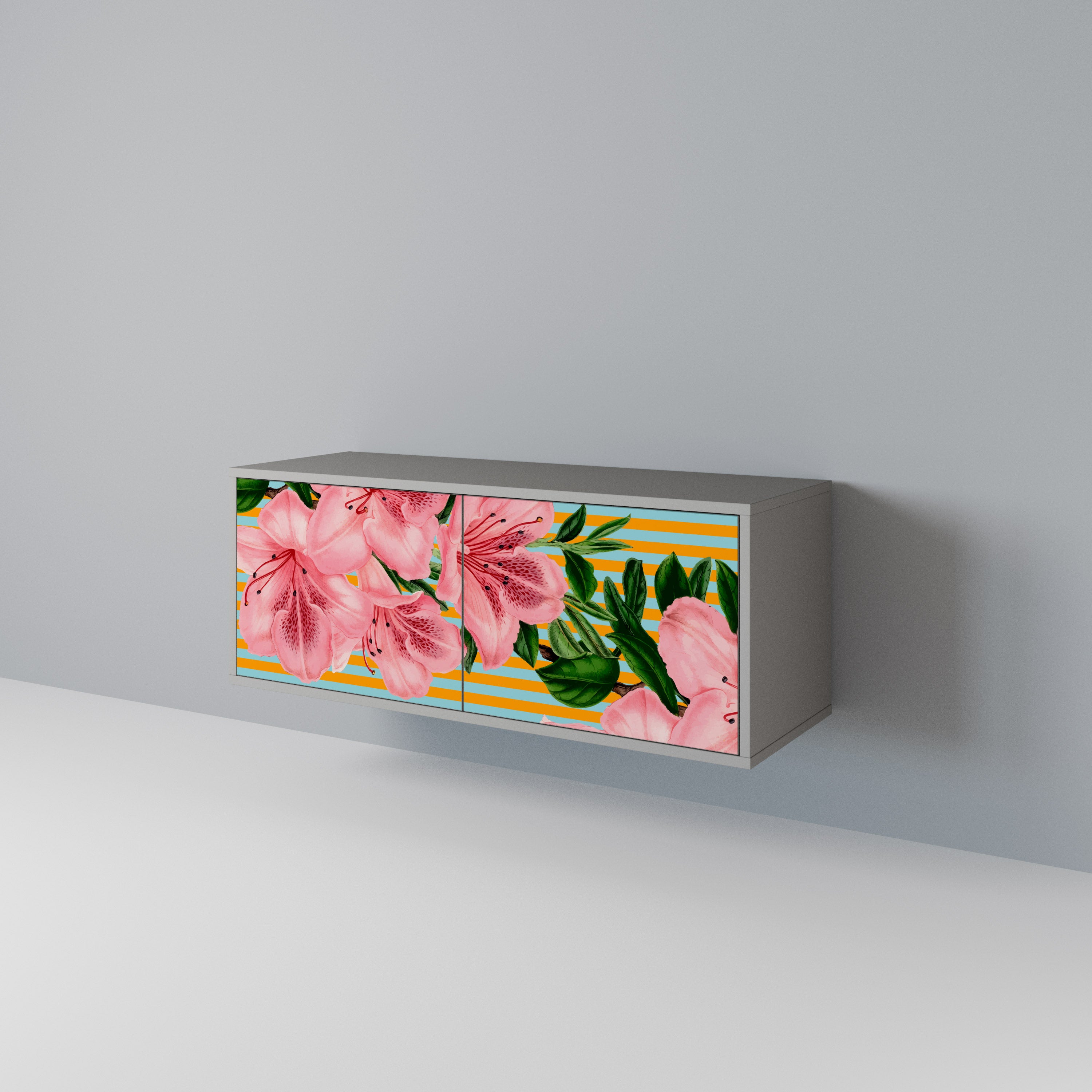 FRAGILE BEAUTY Kompaktowa szafka RTV 2-drzwiowa