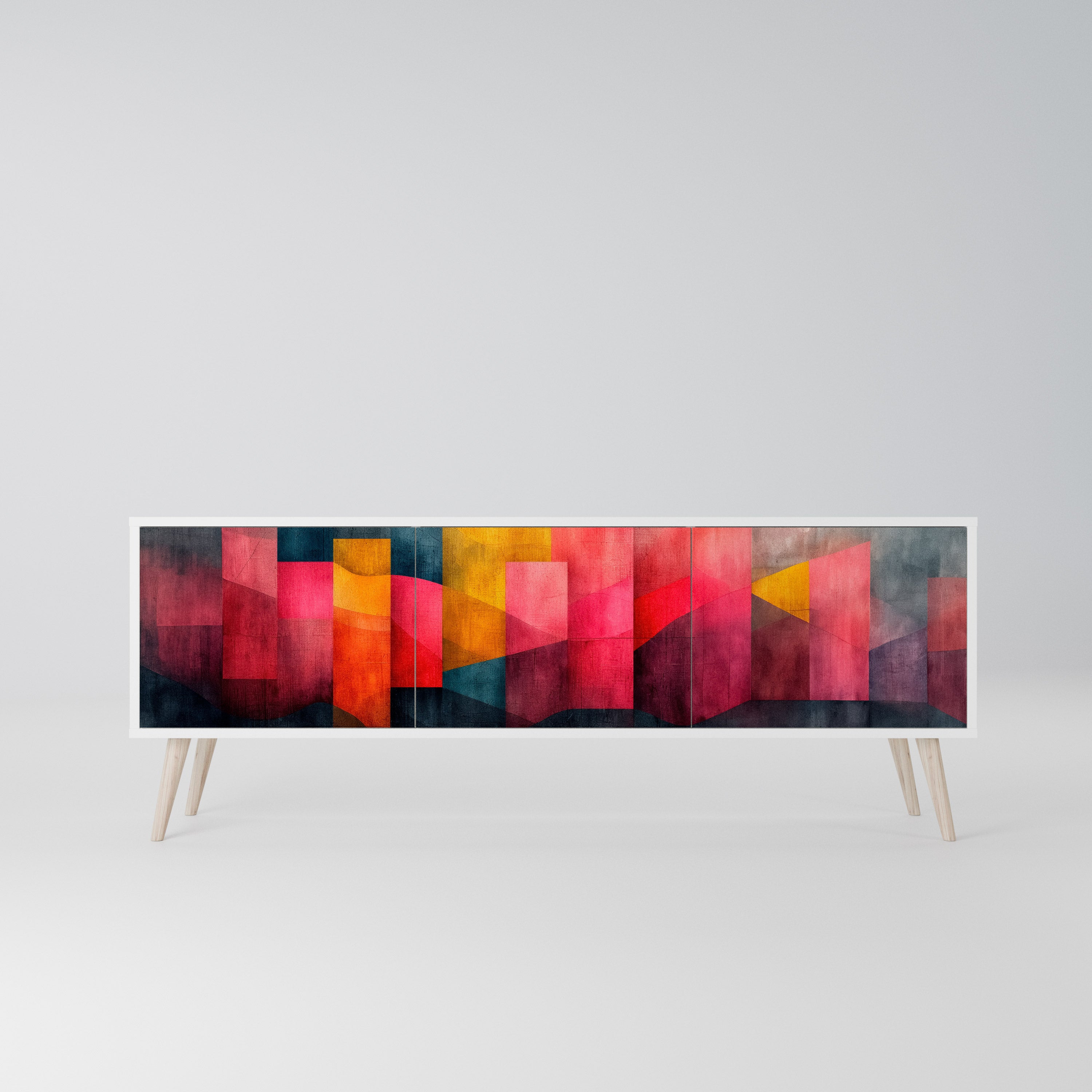 COLORFUL SOUNDS Szafka RTV 3-drzwiowa korpus Biały