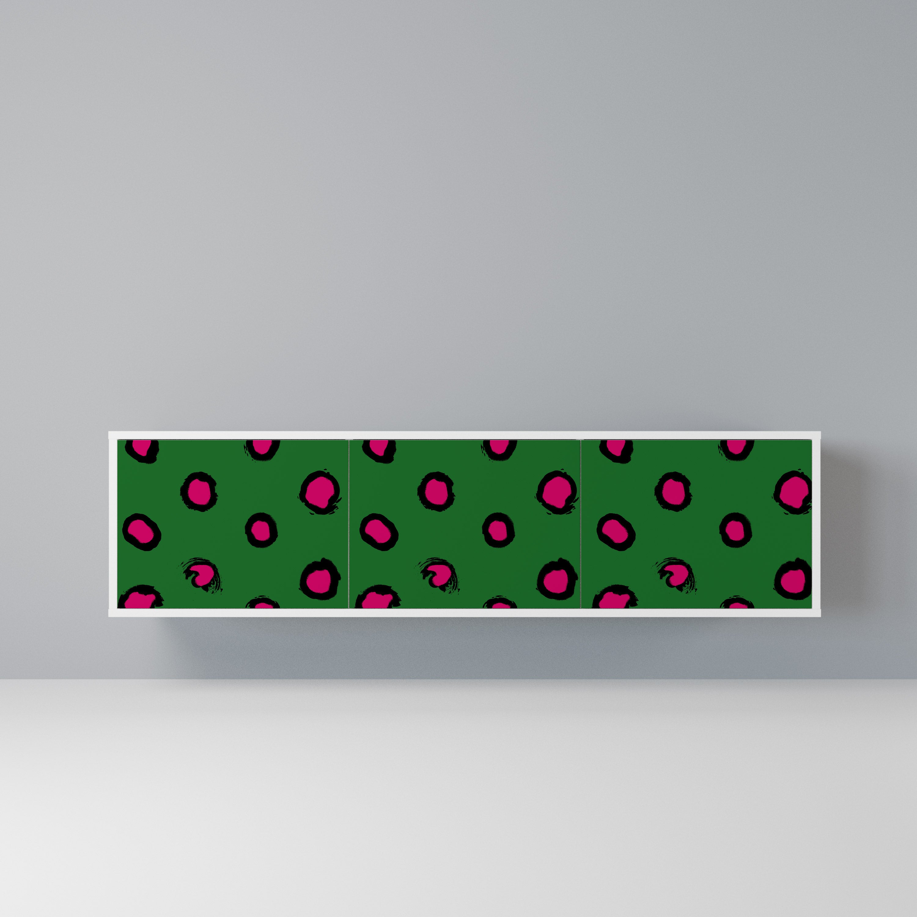 FUNKY SPOTS Szafka RTV 3-drzwiowa korpus Biały