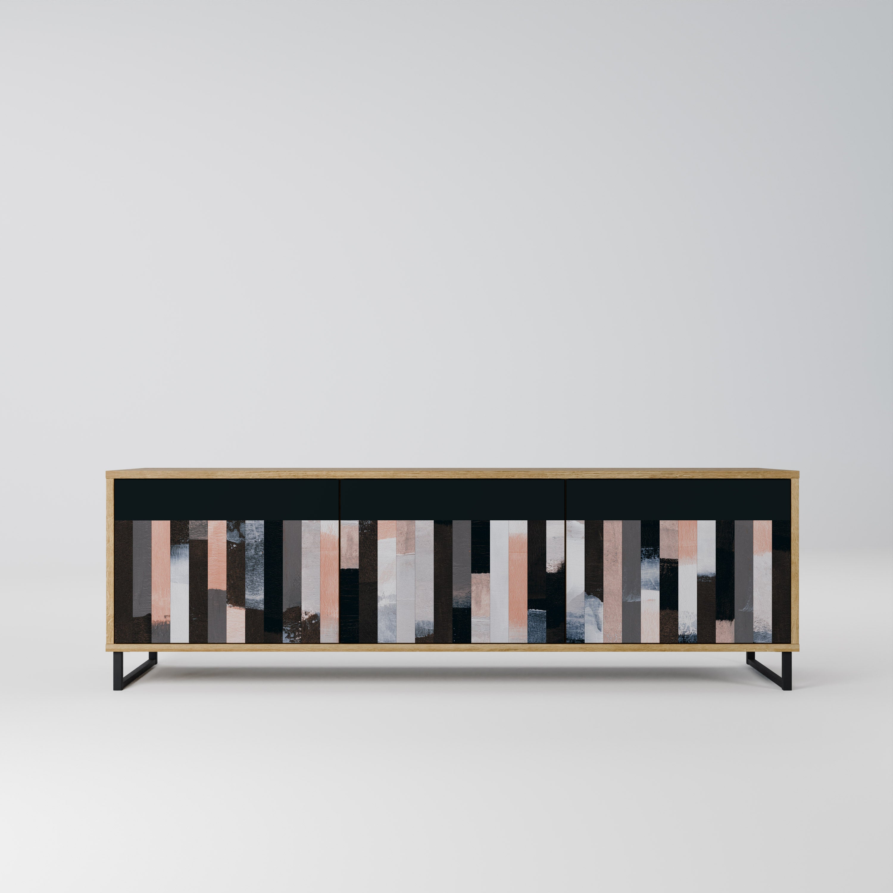 COLLAGE OF RECTANGLES Szafka RTV 3-drzwiowa