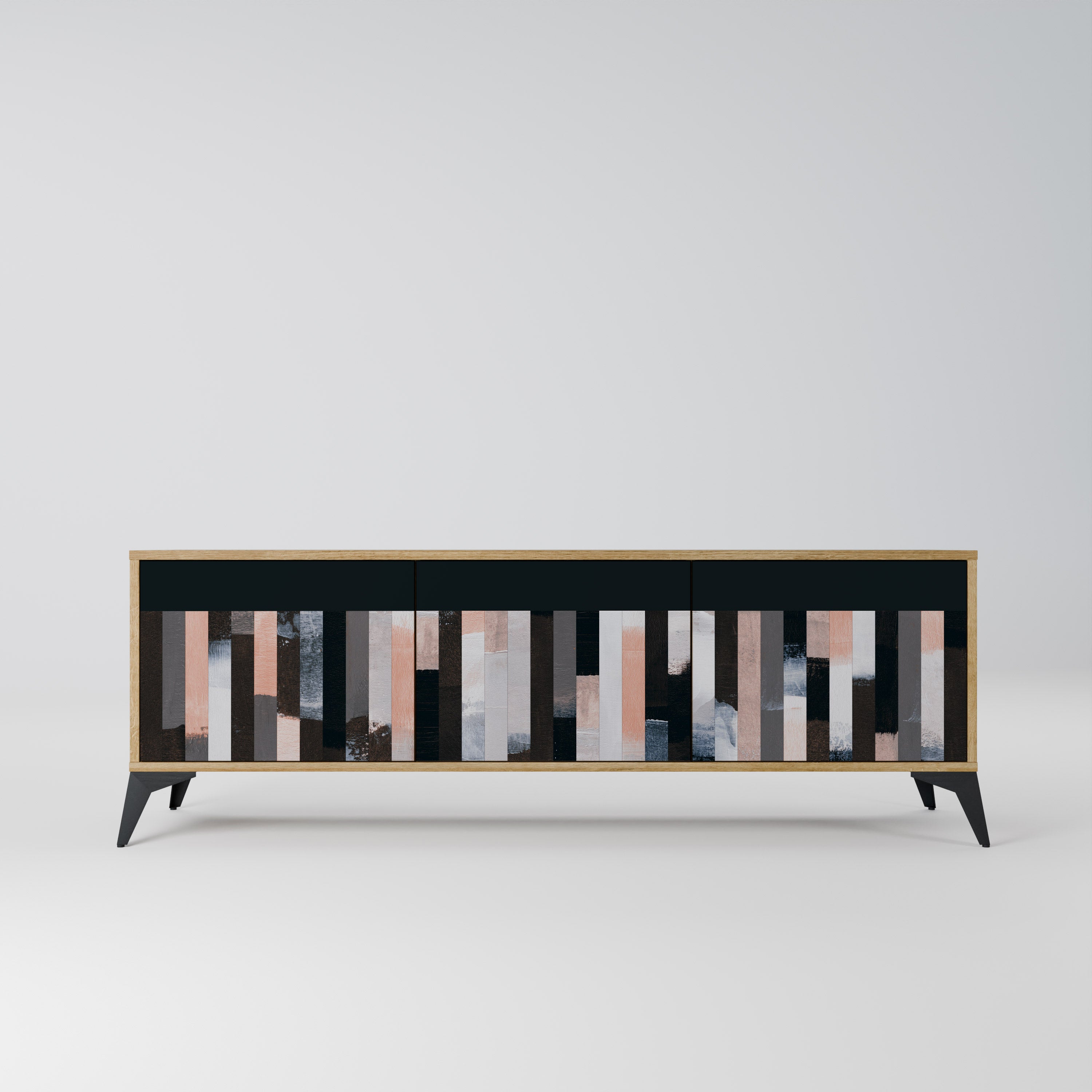 COLLAGE OF RECTANGLES Szafka RTV 3-drzwiowa