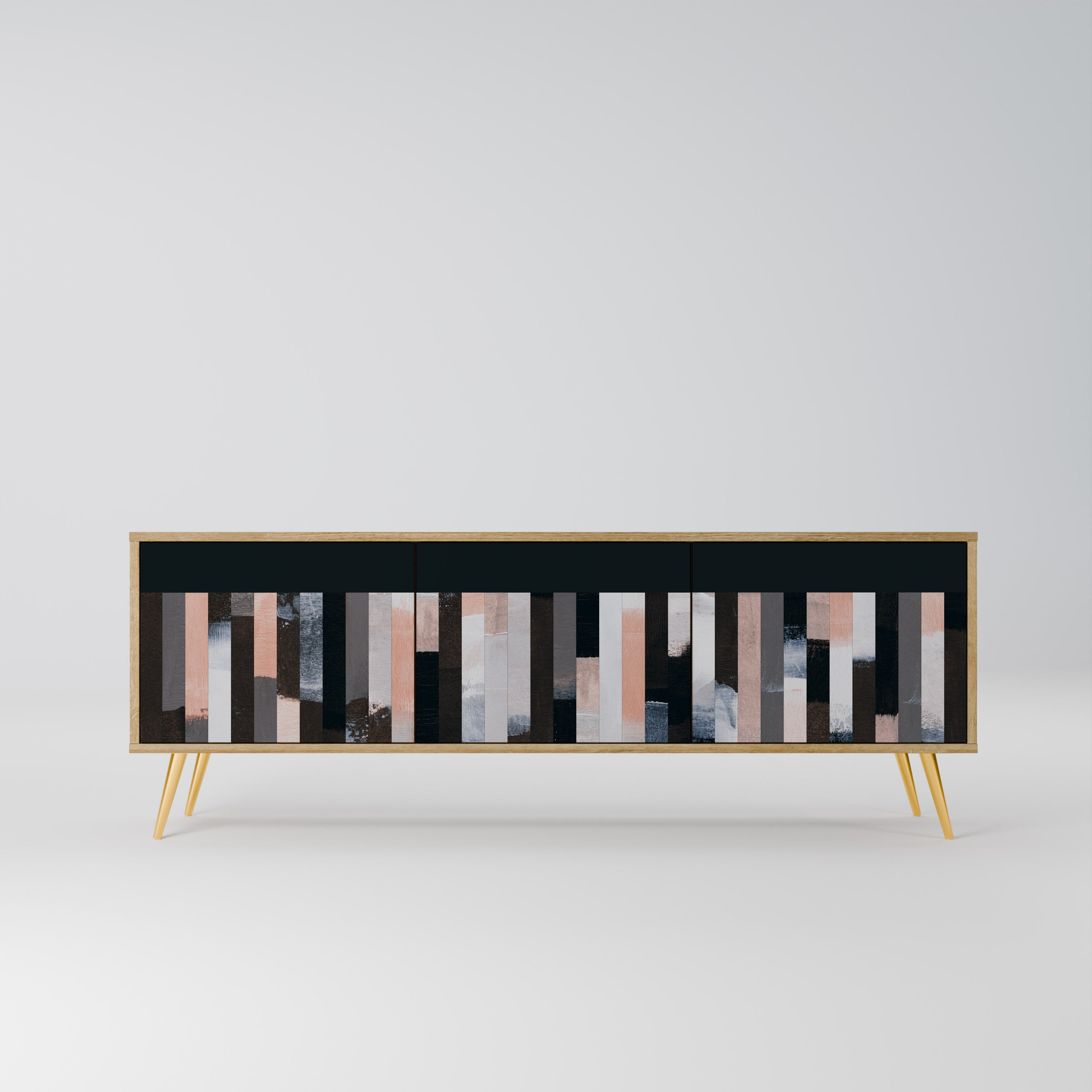 COLLAGE OF RECTANGLES Szafka RTV 3-drzwiowa