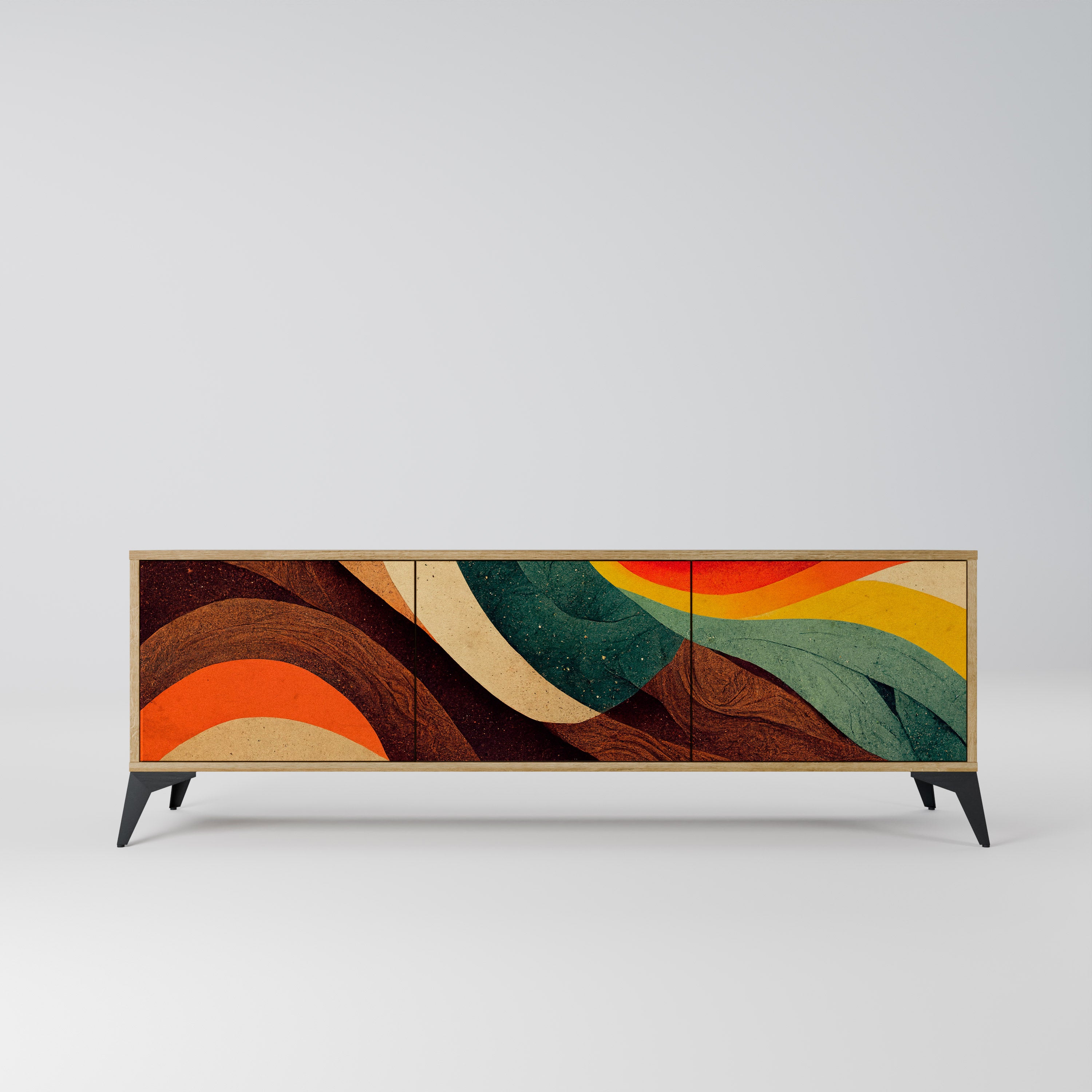 COLORFUL STRANDS Szafka RTV 3-drzwiowa