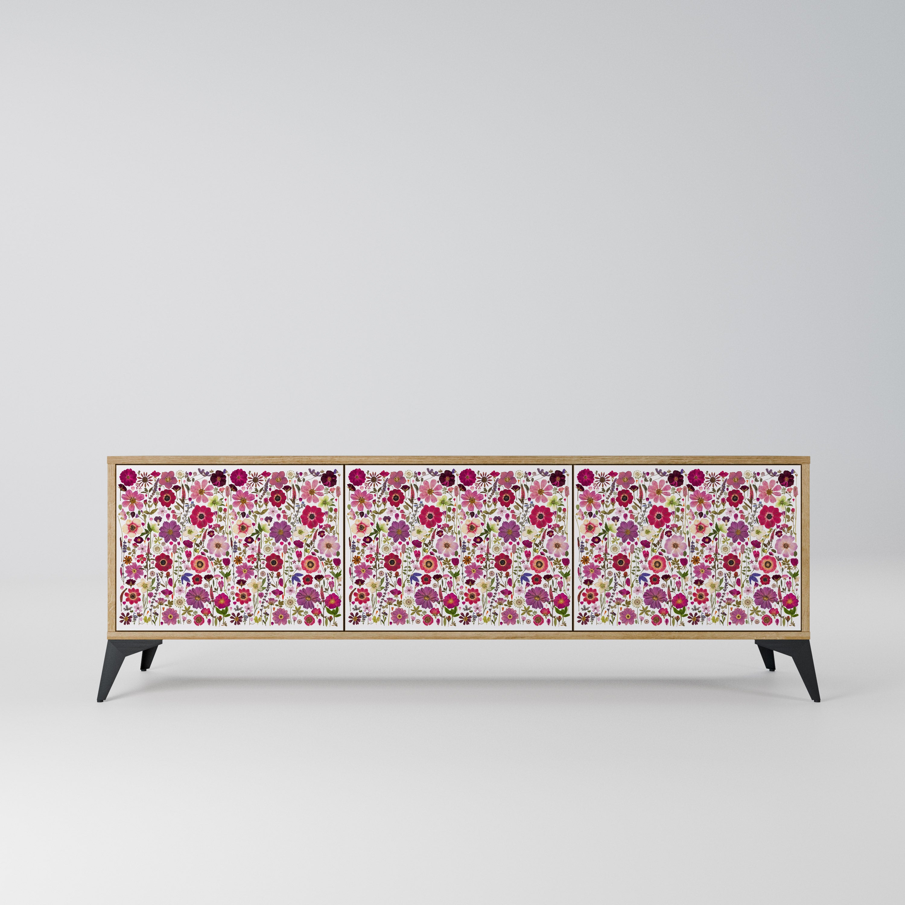 PETAL GARDEN Szafka RTV 3-drzwiowa