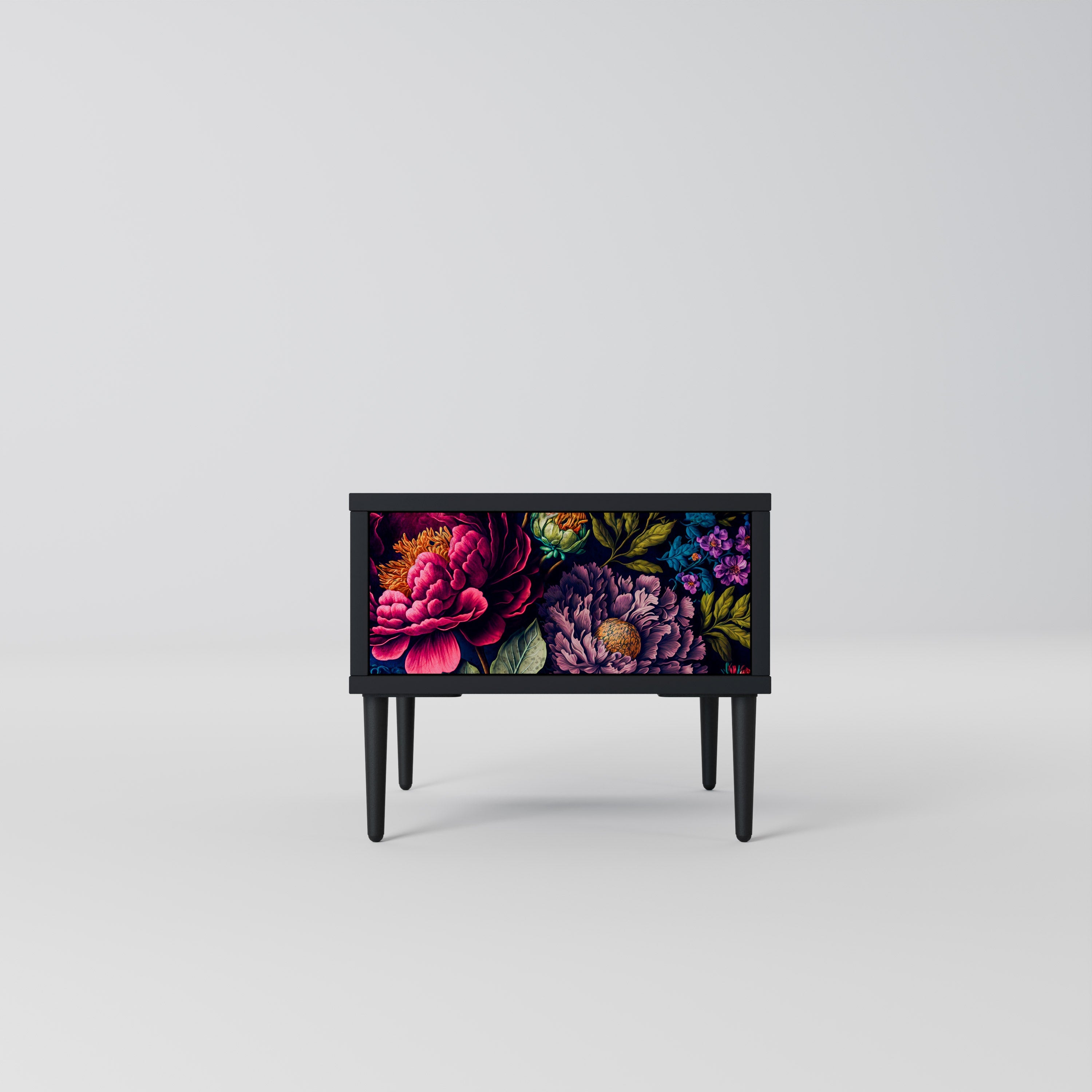 BLOOMING ELEGANCE Szafka nocna Czarna
