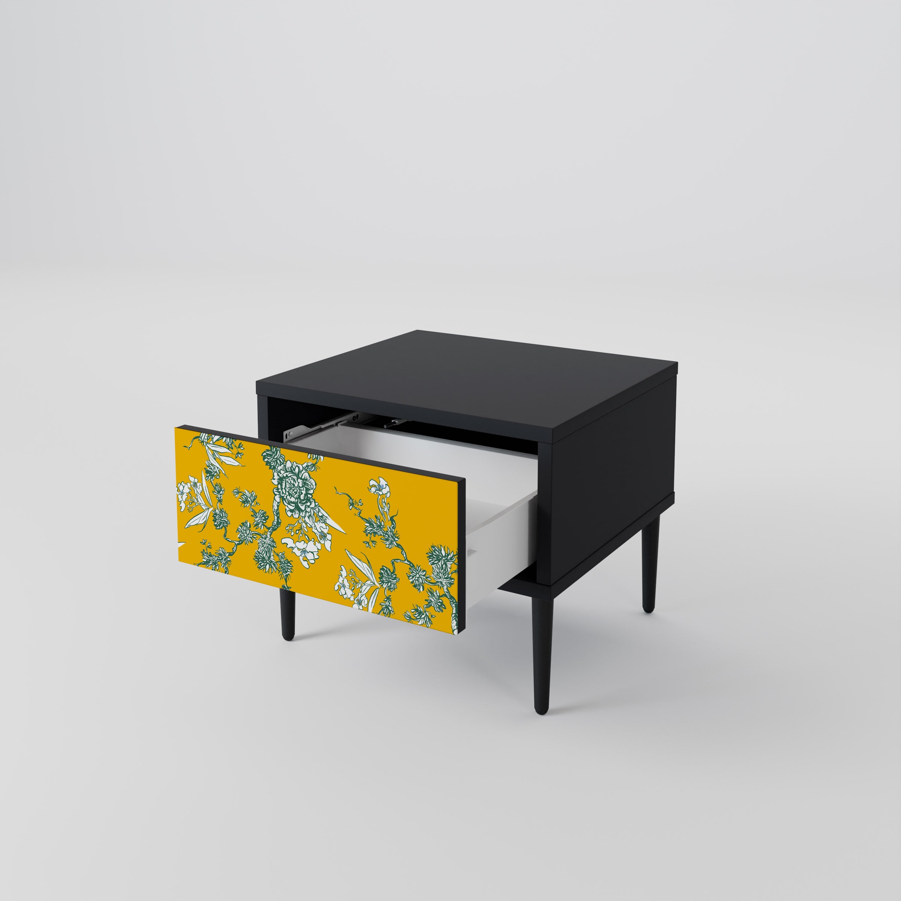 YELLOW CHINOISERIE Szafka nocna Czarna