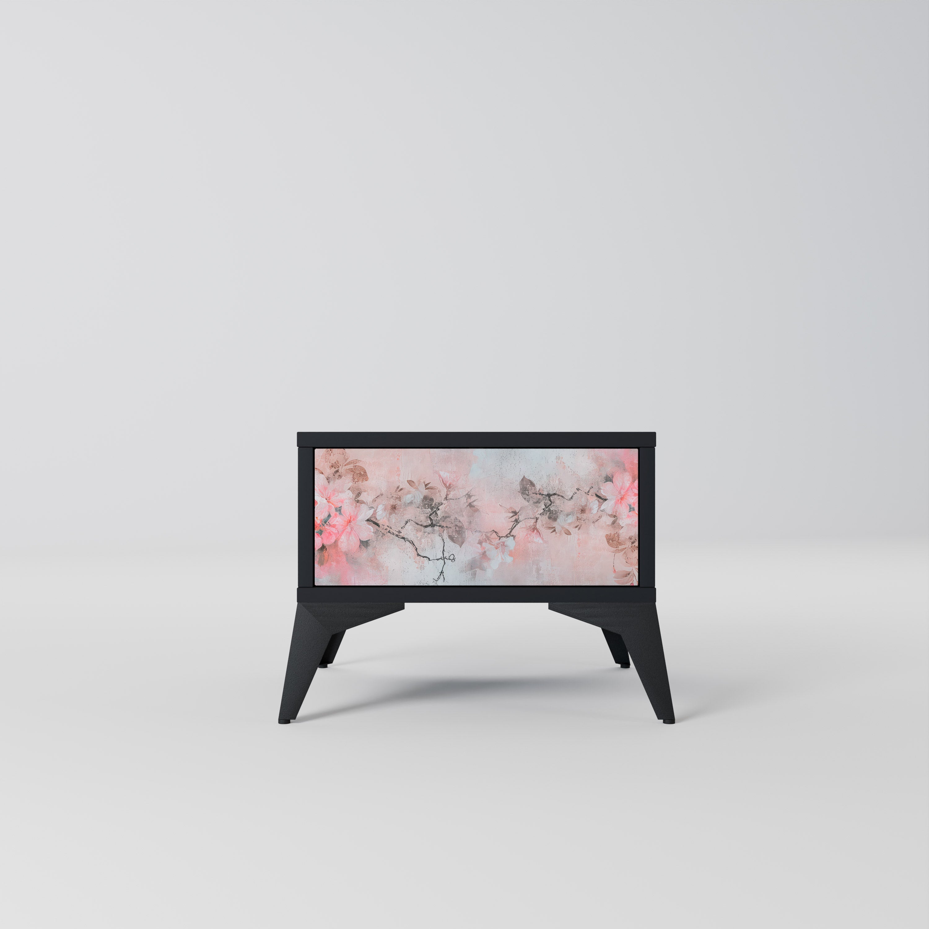 CHERRY BLOSSOM Szafka nocna Czarna