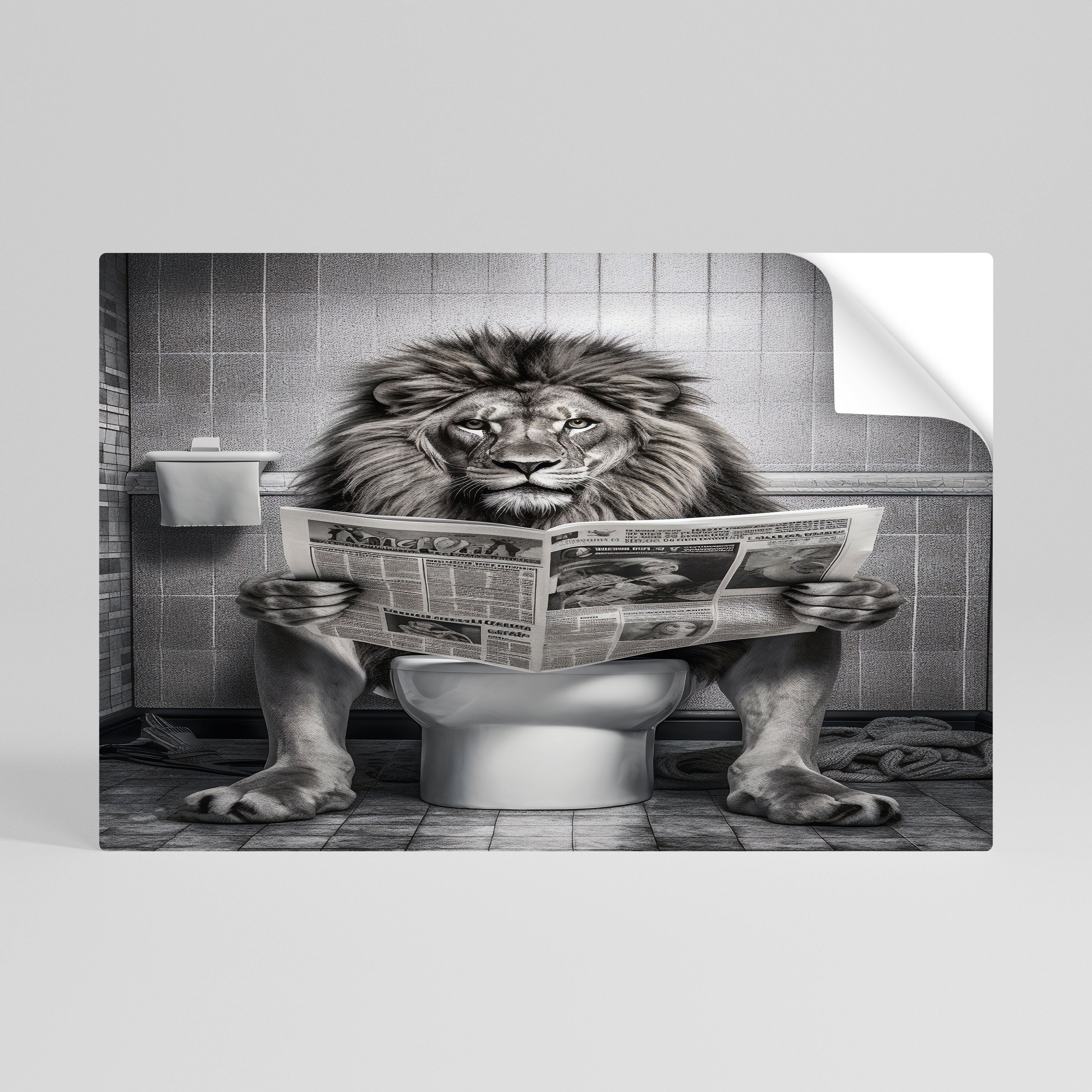 ROAR PRESS REVIEW Naklejka/Plakat poziomy
