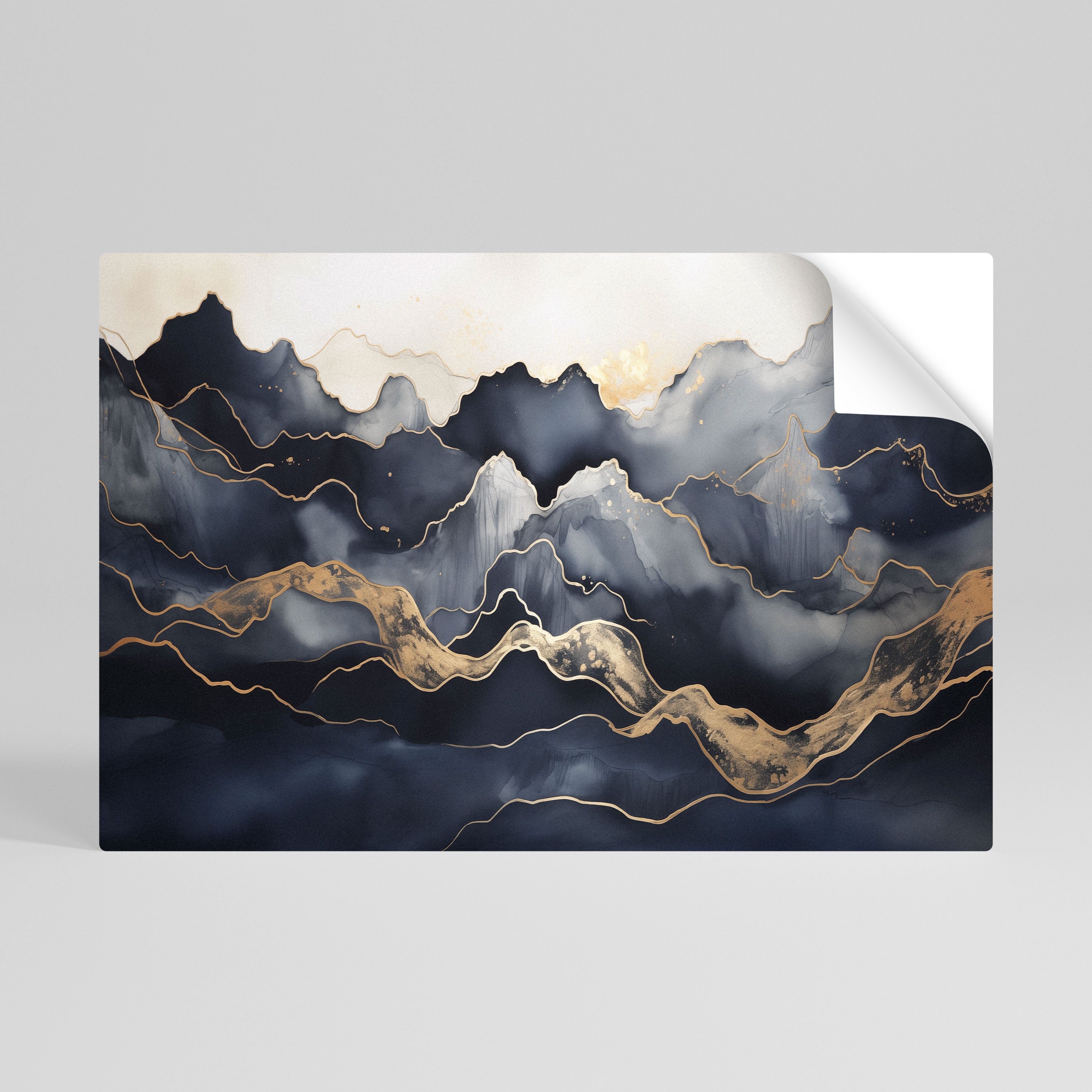 GOLDEN ALPINE BLISS Naklejka/Plakat poziomy