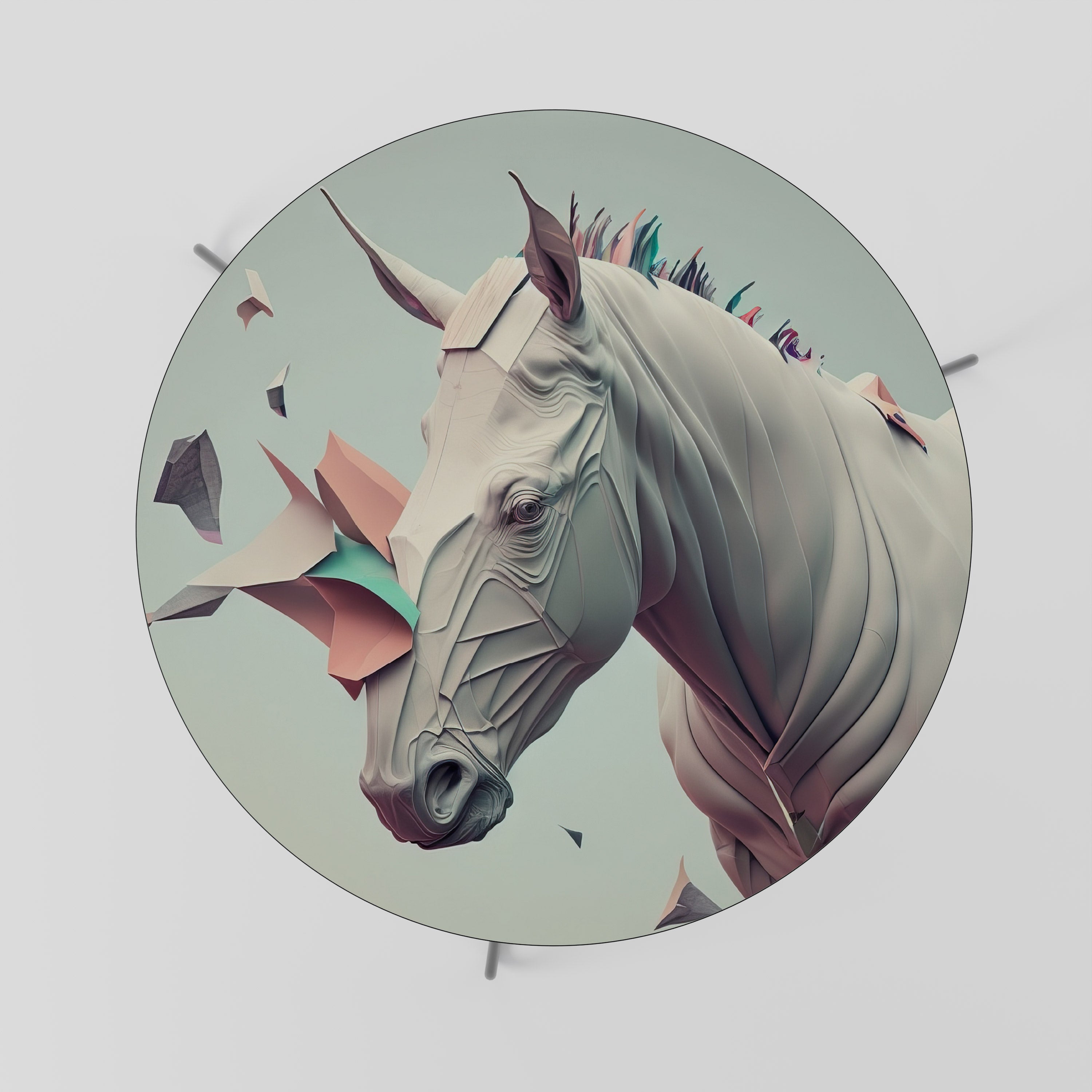 FUTURISTIC HORSE Stolik kawowy duży