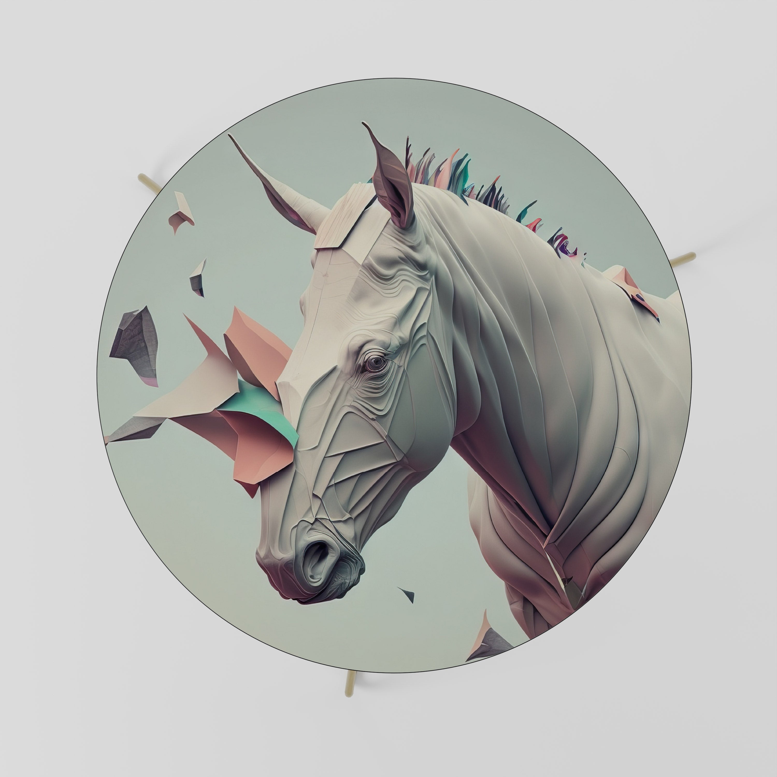 FUTURISTIC HORSE Stolik kawowy duży