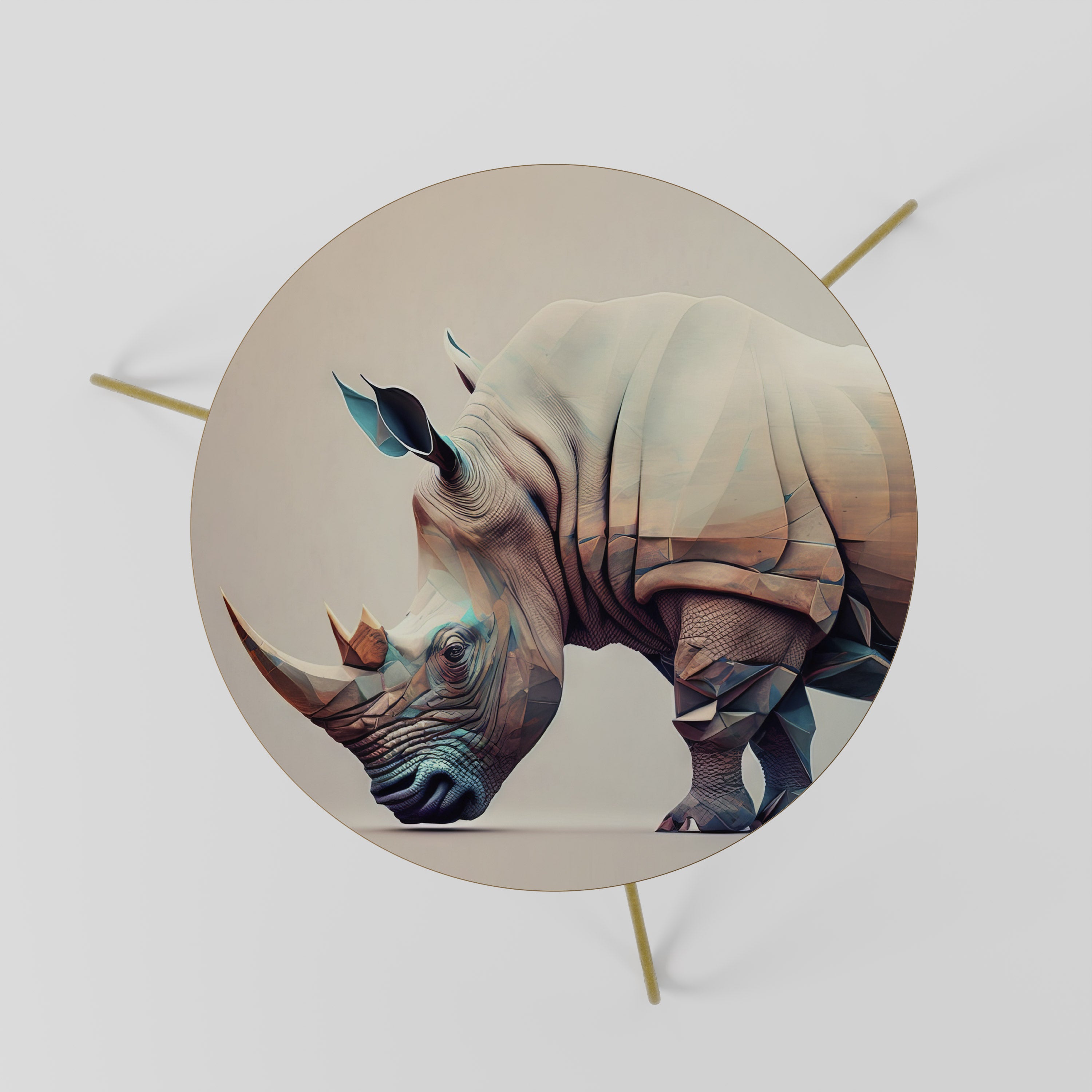 FUTURISTIC RHINO Stolik kawowy mały