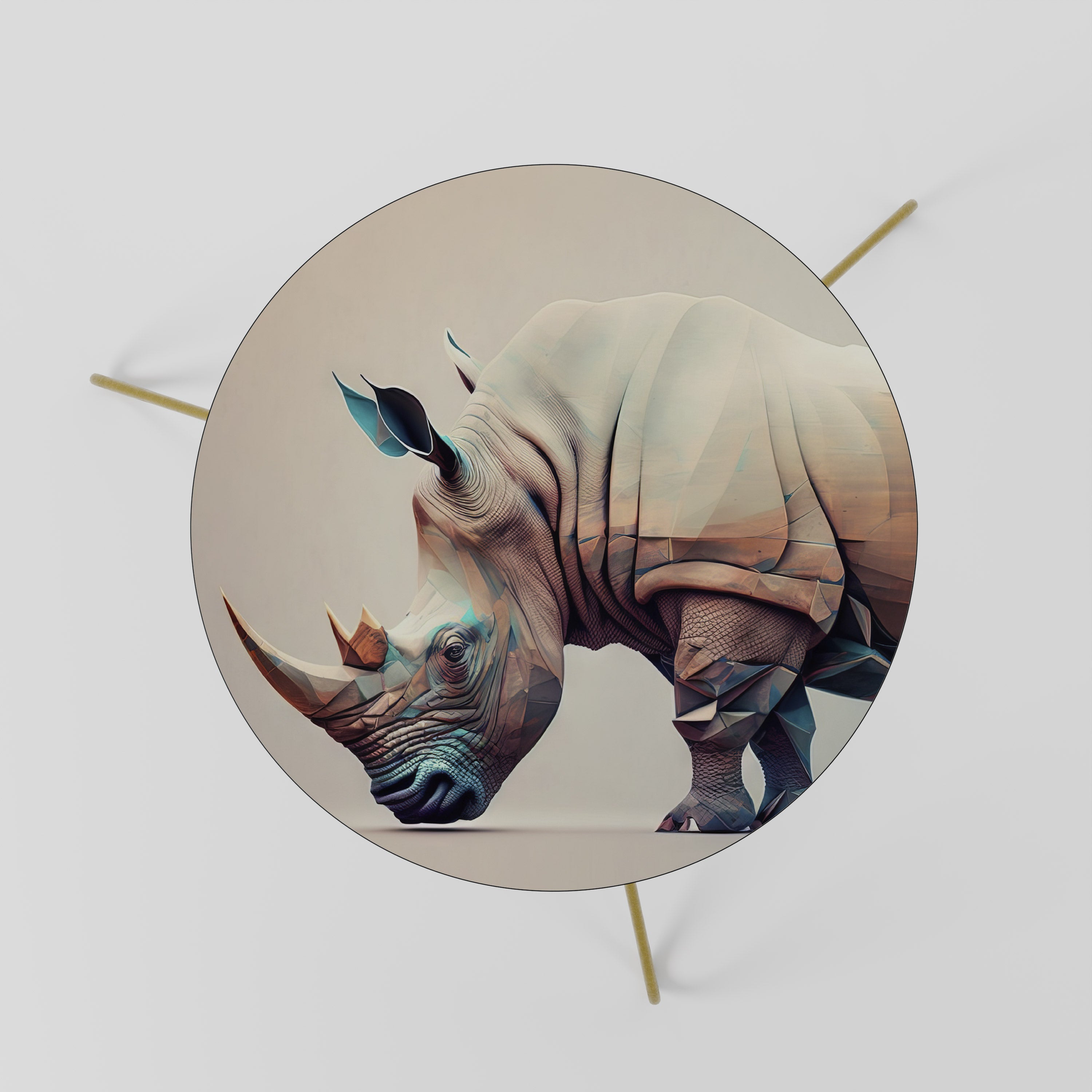 FUTURISTIC RHINO Stolik kawowy mały