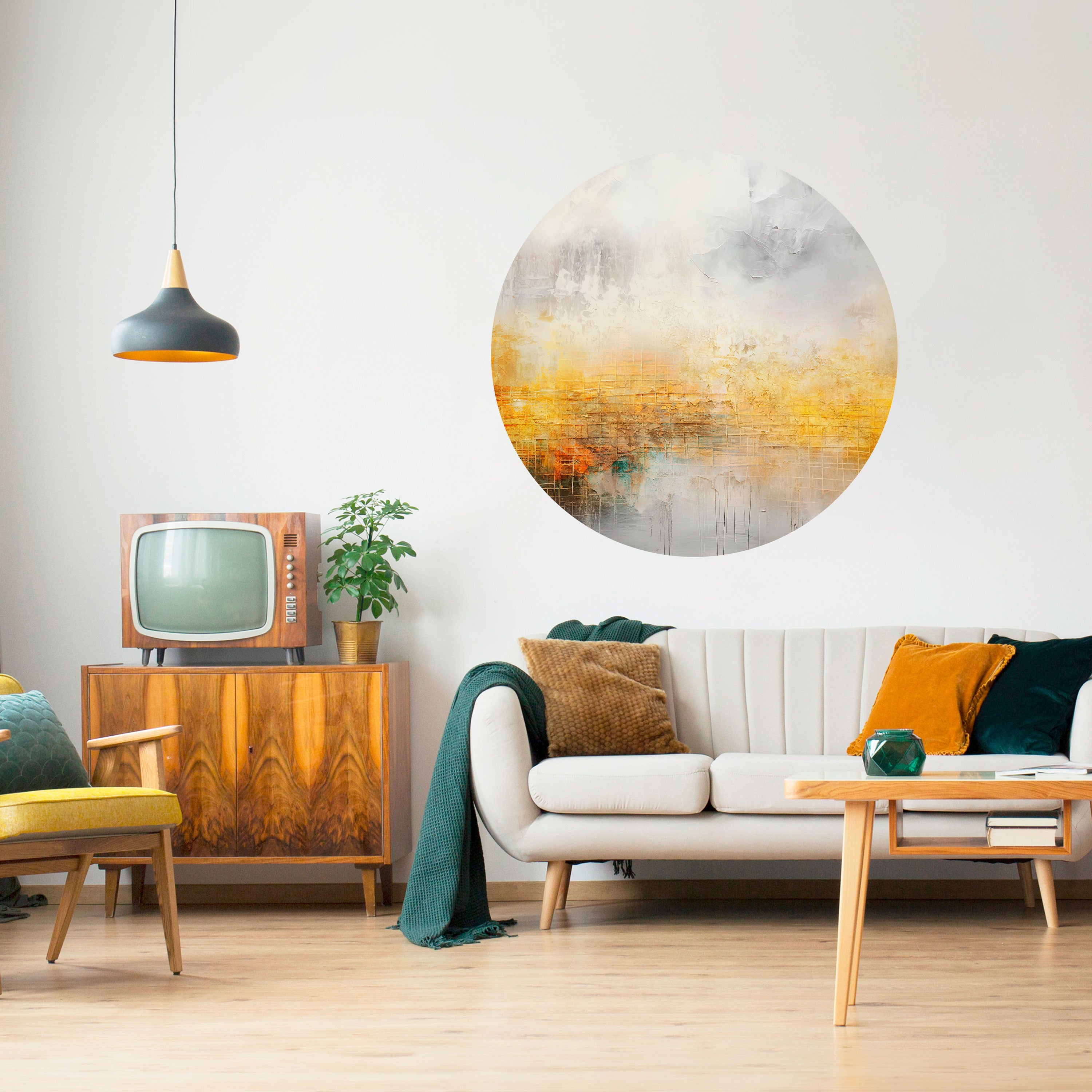 IMPRESSIONAL DAWN Naklejka okrągła