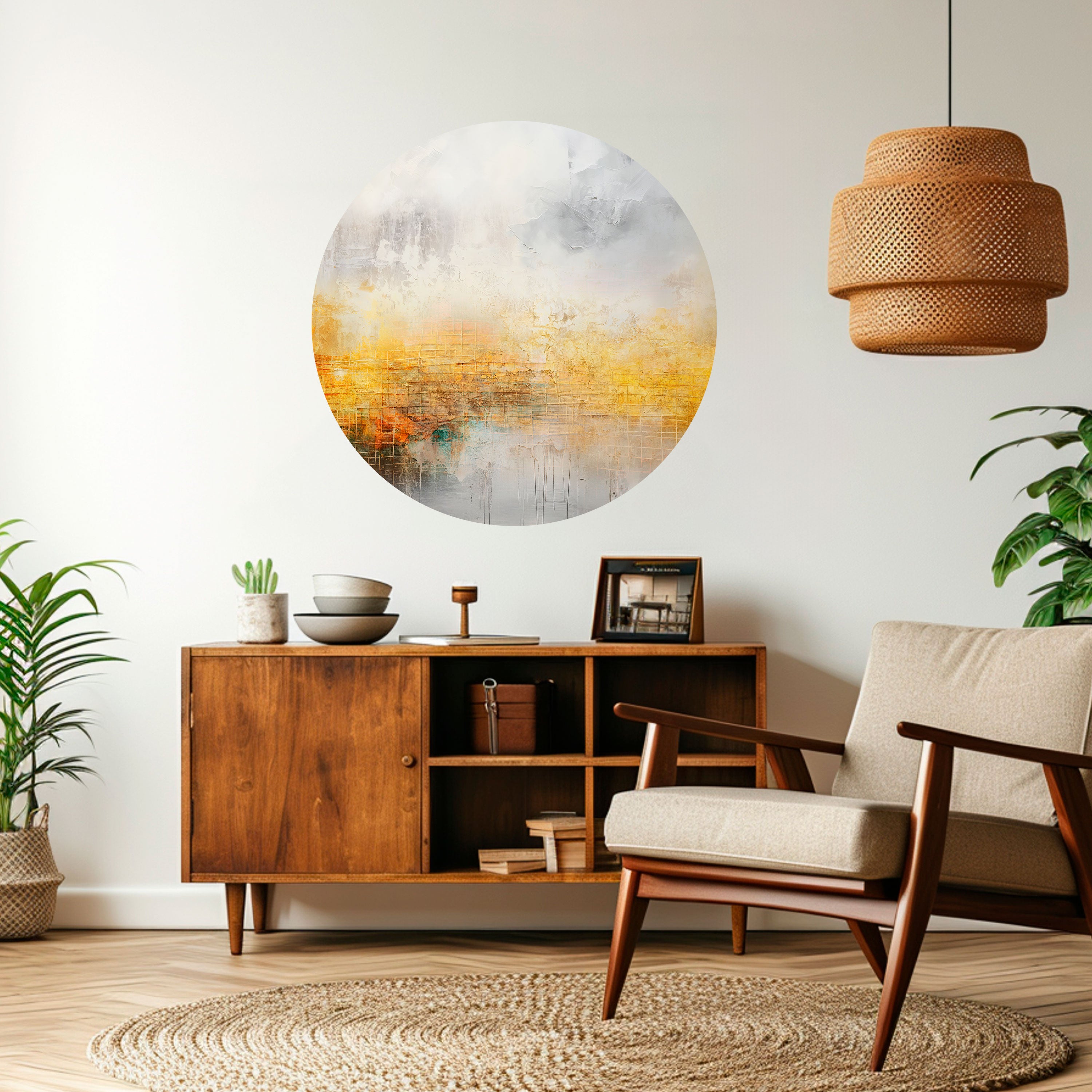 IMPRESSIONAL DAWN Naklejka okrągła