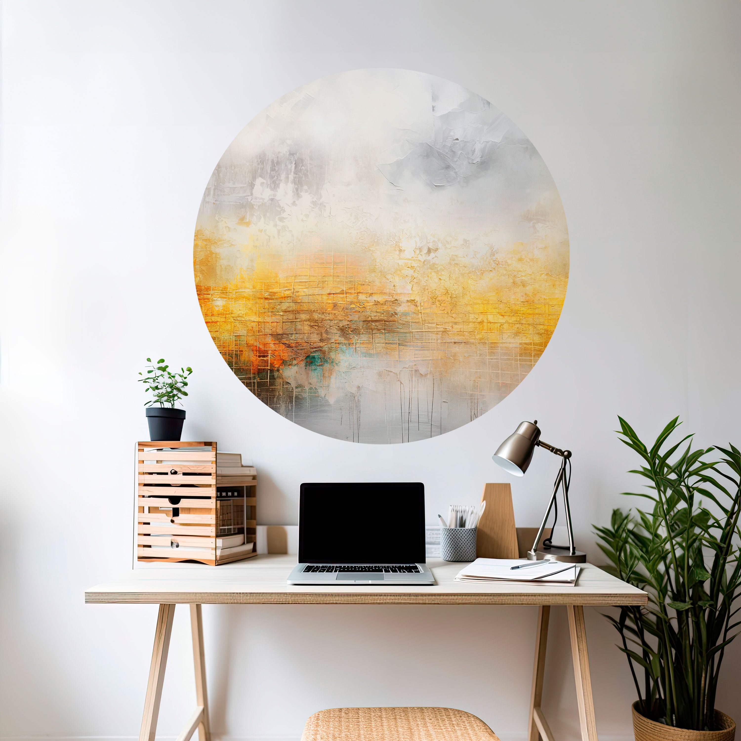 IMPRESSIONAL DAWN Naklejka okrągła