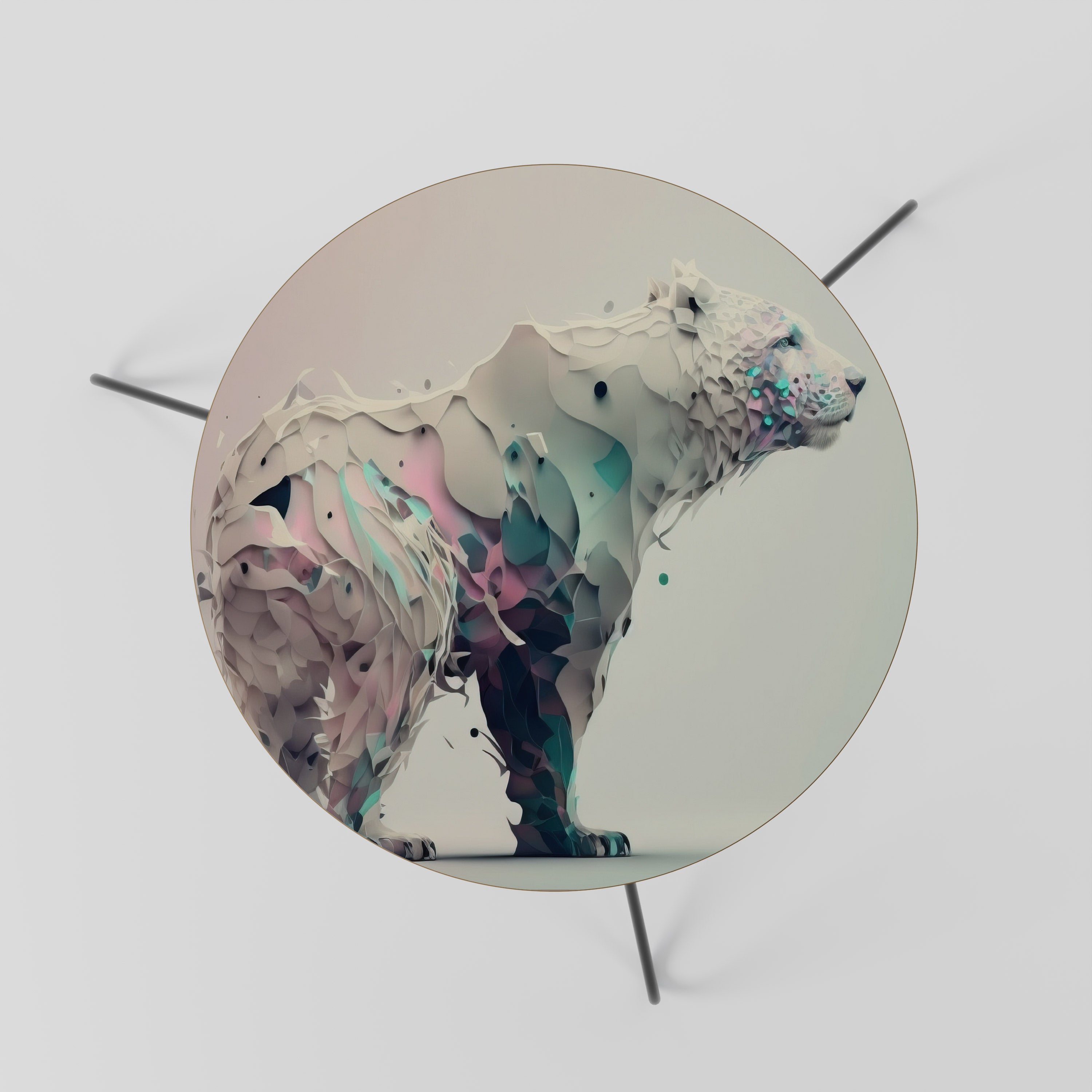FUTURISTIC BEAR Stolik kawowy mały