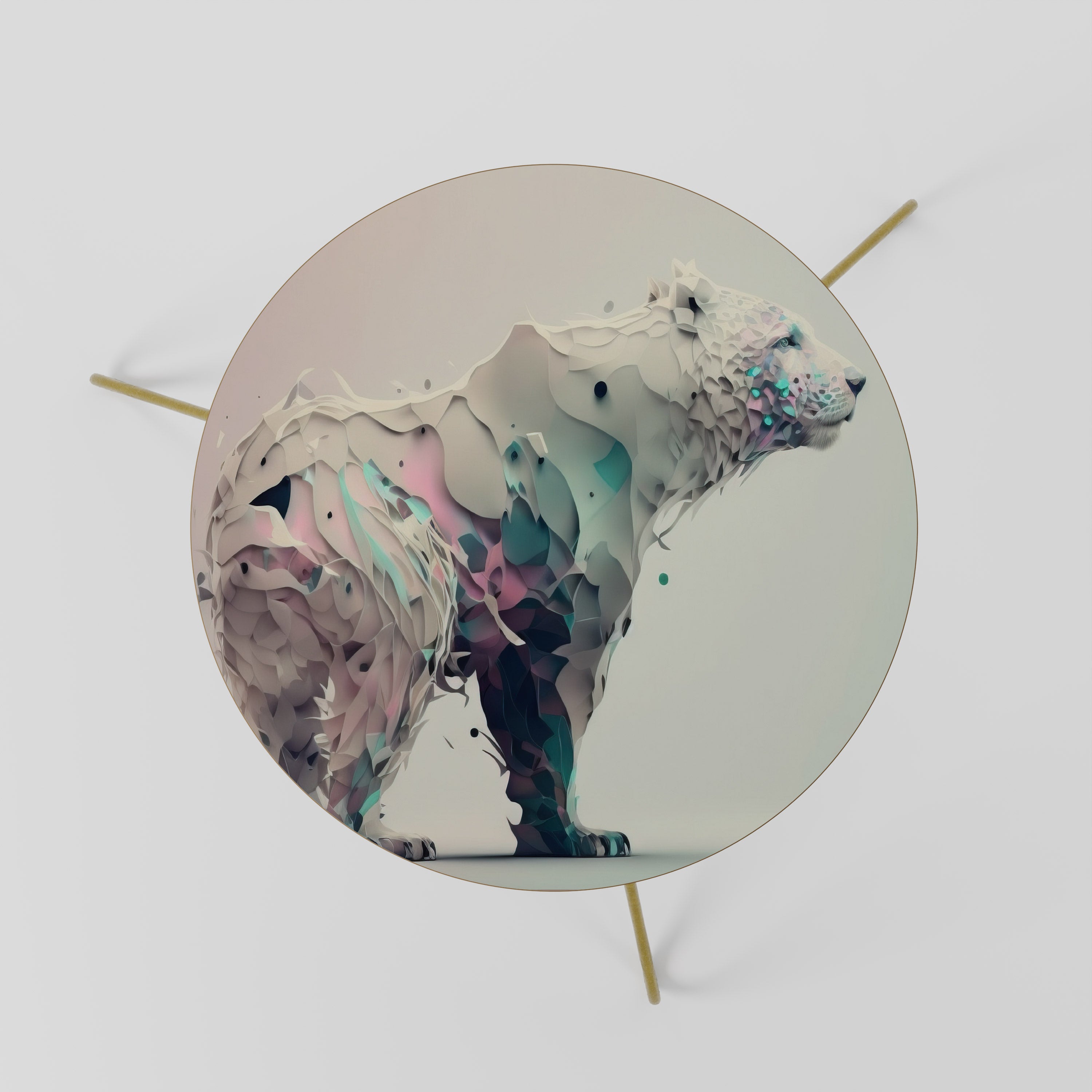 FUTURISTIC BEAR Stolik kawowy mały
