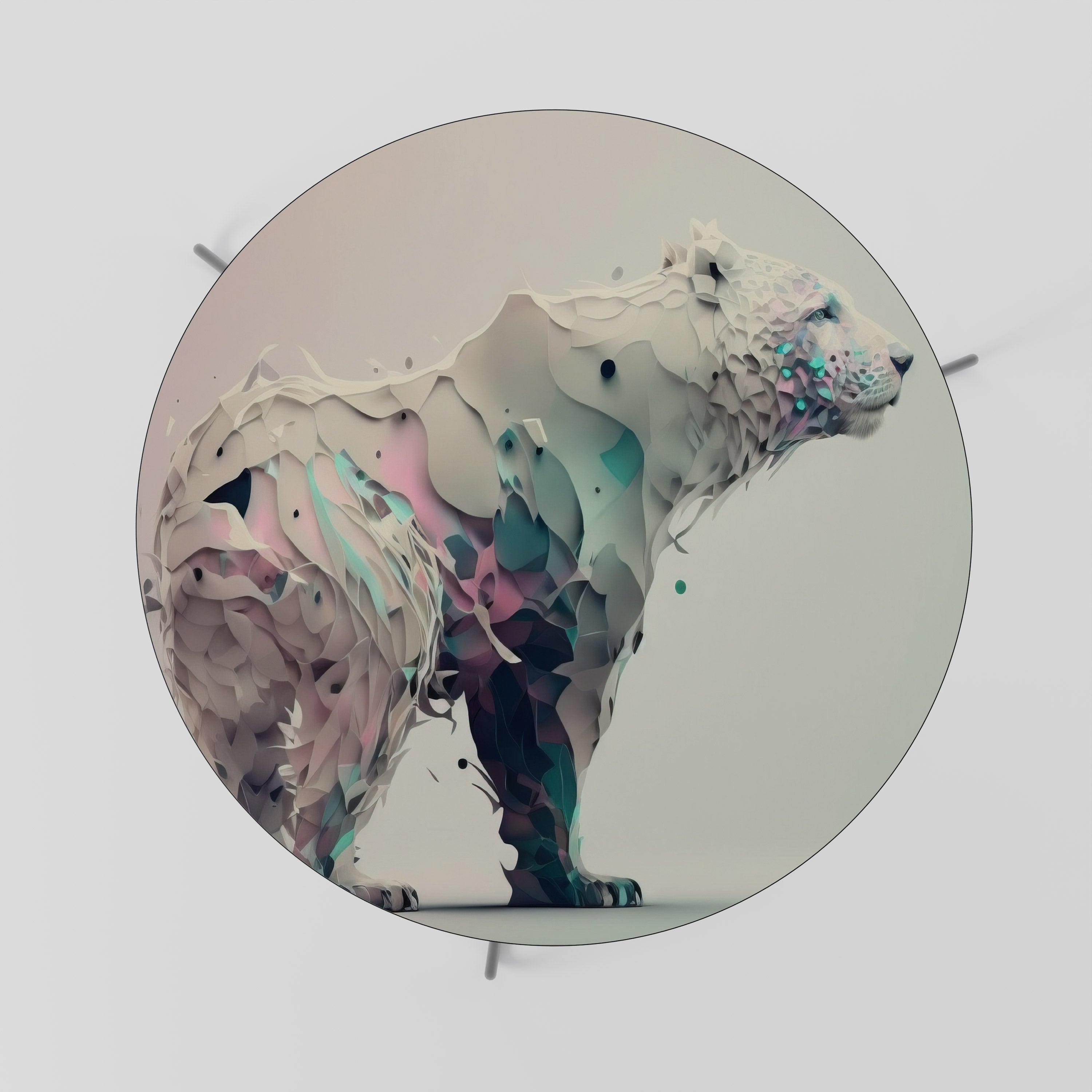 FUTURISTIC BEAR Stolik kawowy duży
