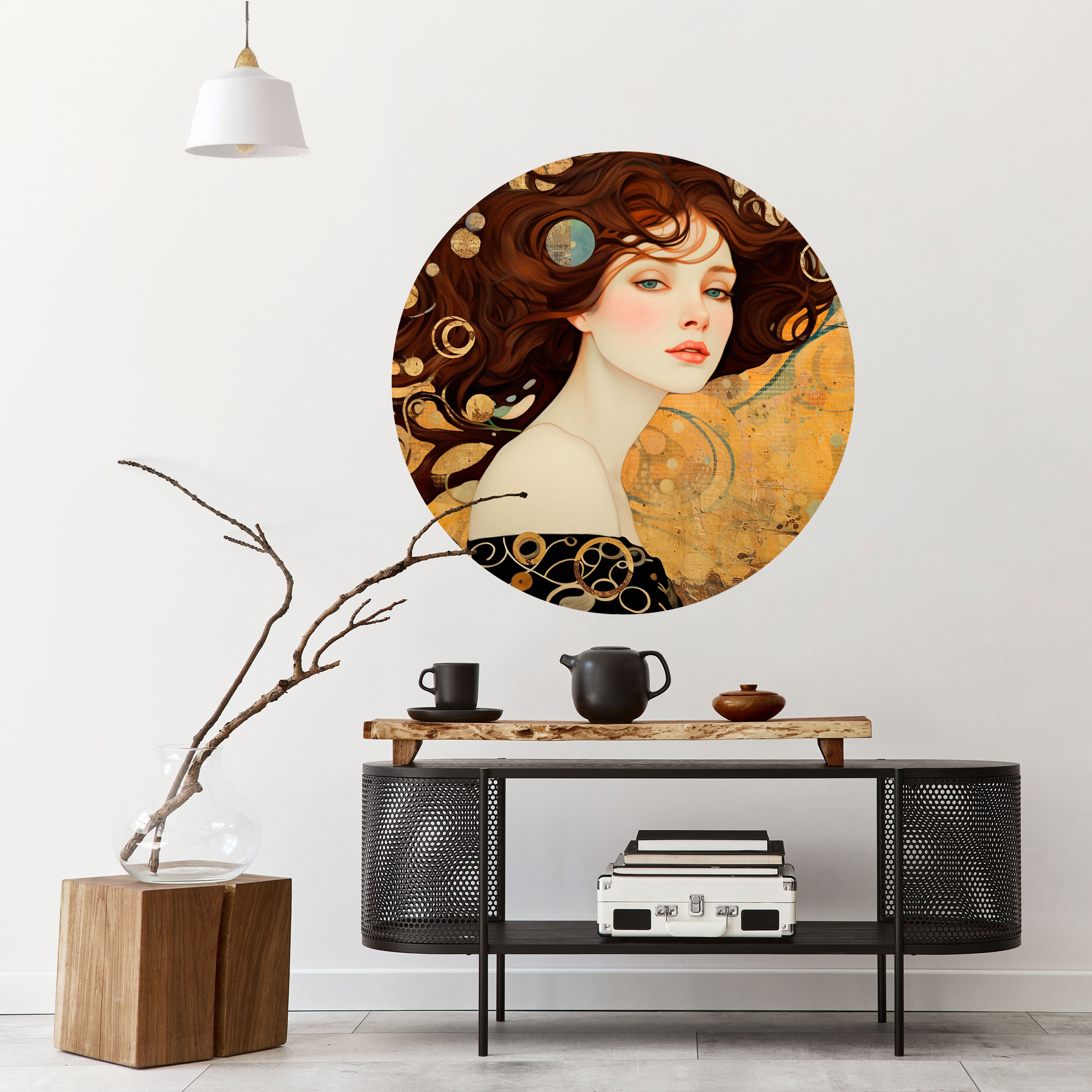 LOST IN THOUGHT Naklejka okrągła