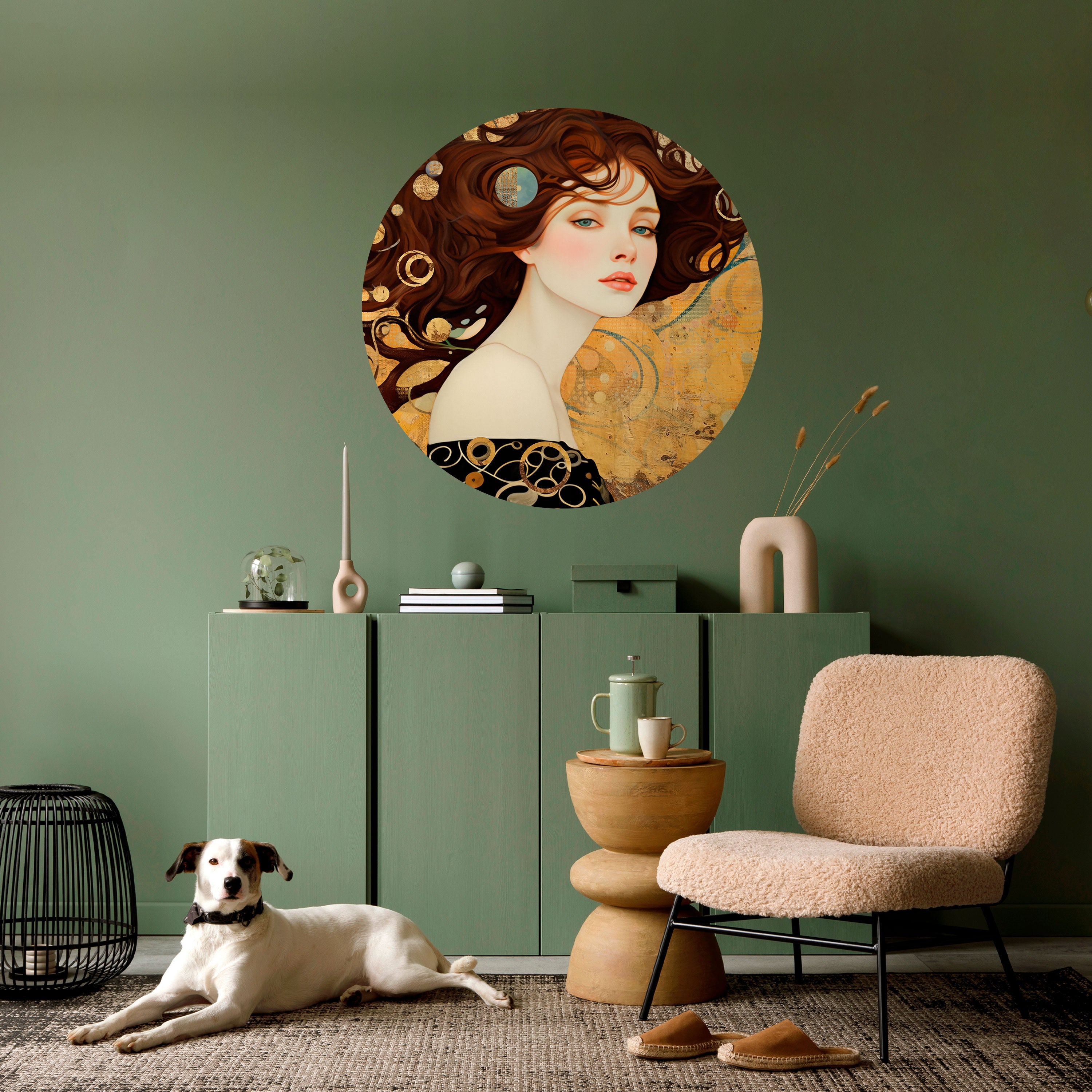 LOST IN THOUGHT Naklejka okrągła