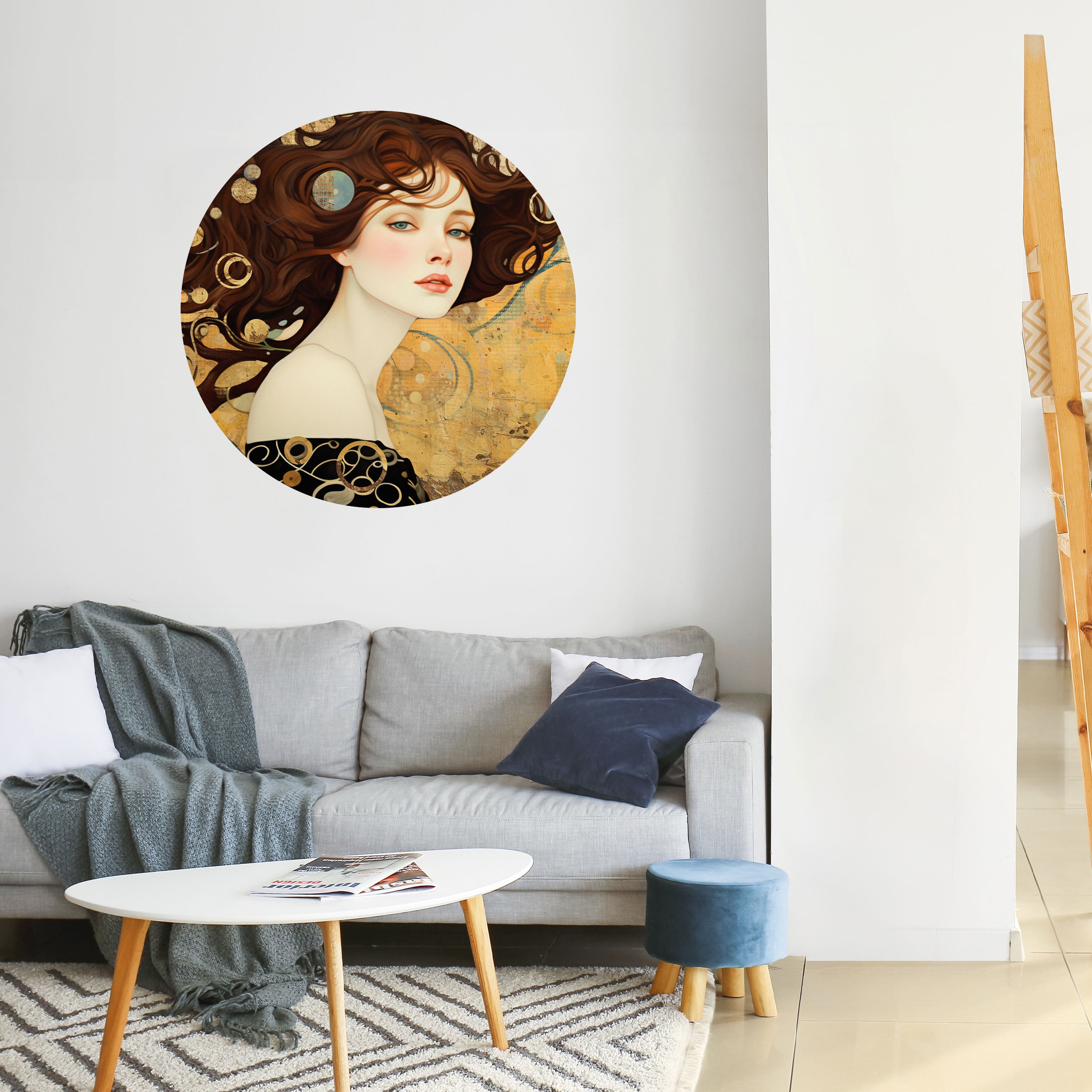 LOST IN THOUGHT Naklejka okrągła