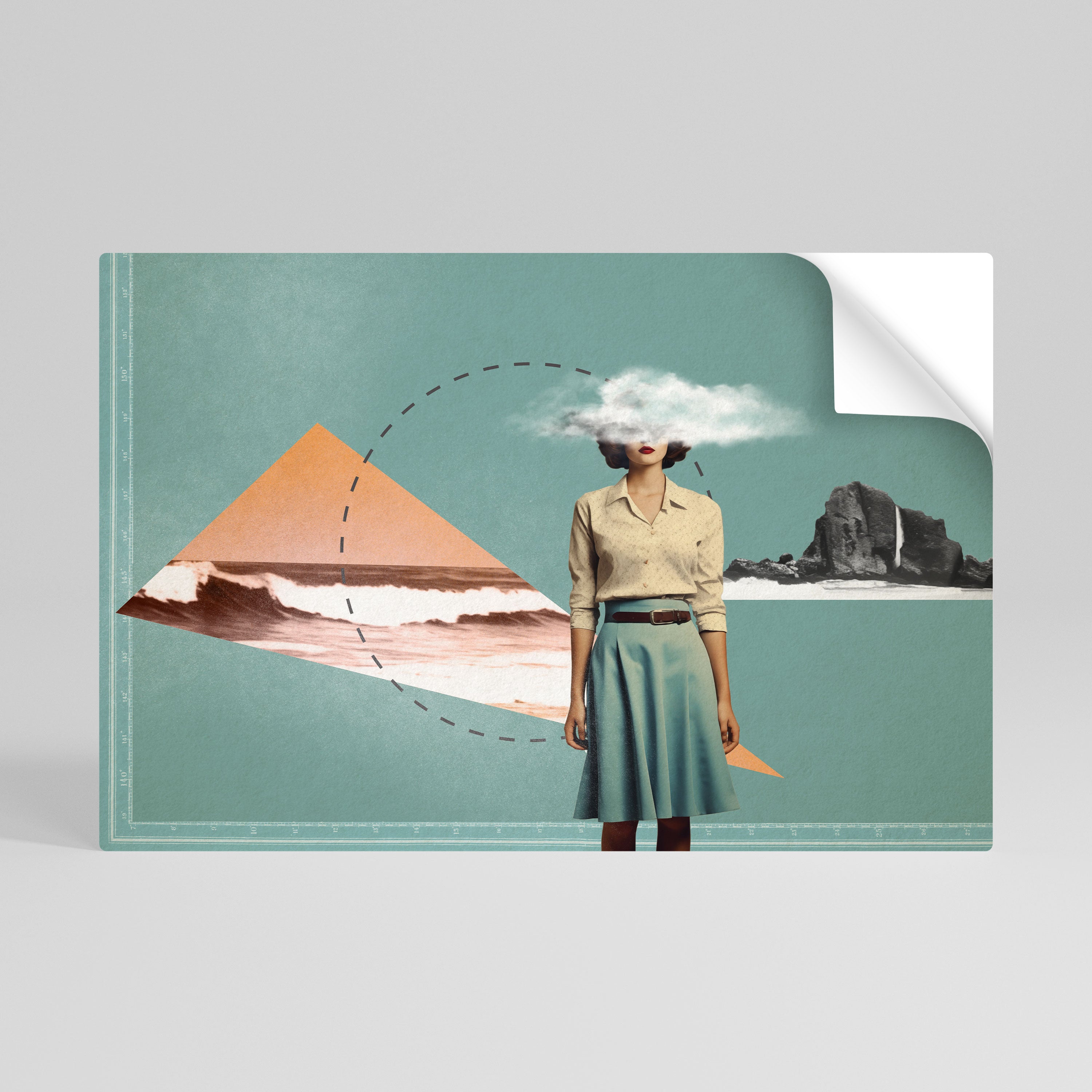 RETRO RESONANCE Naklejka/Plakat poziomy