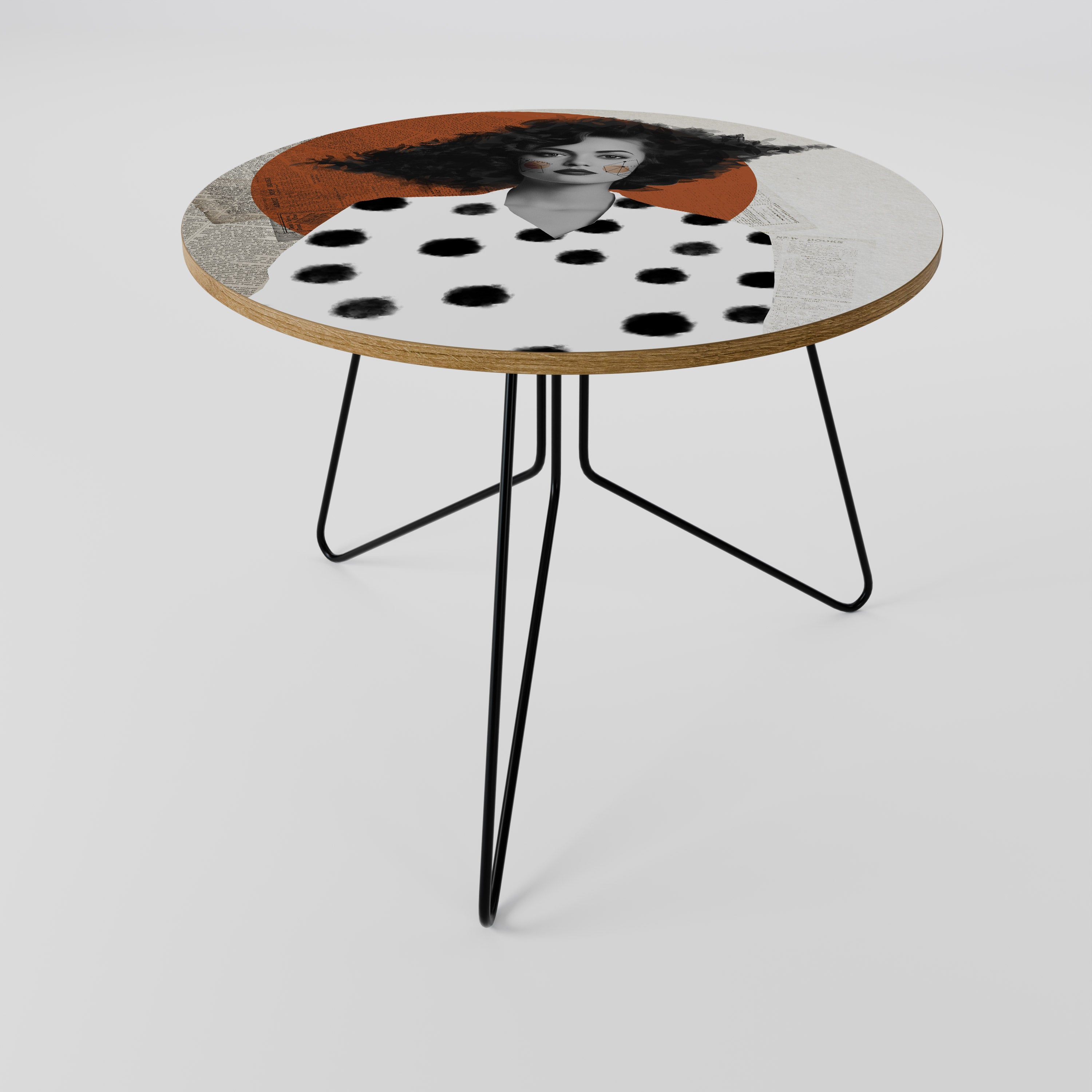 CLASSIC COOL DOTS Stolik kawowy duży