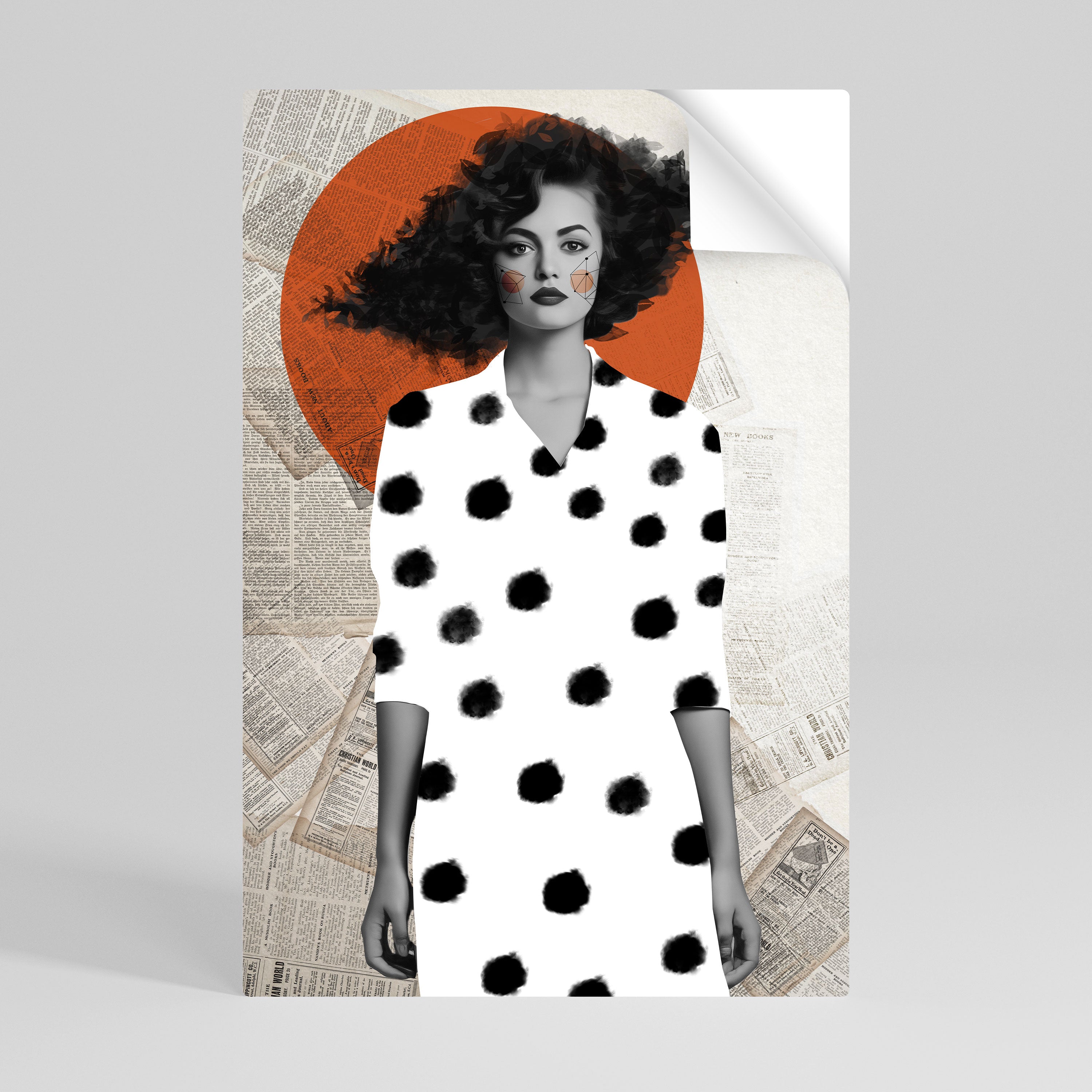 CLASSIC COOL DOTS Naklejka/Plakat pionowy