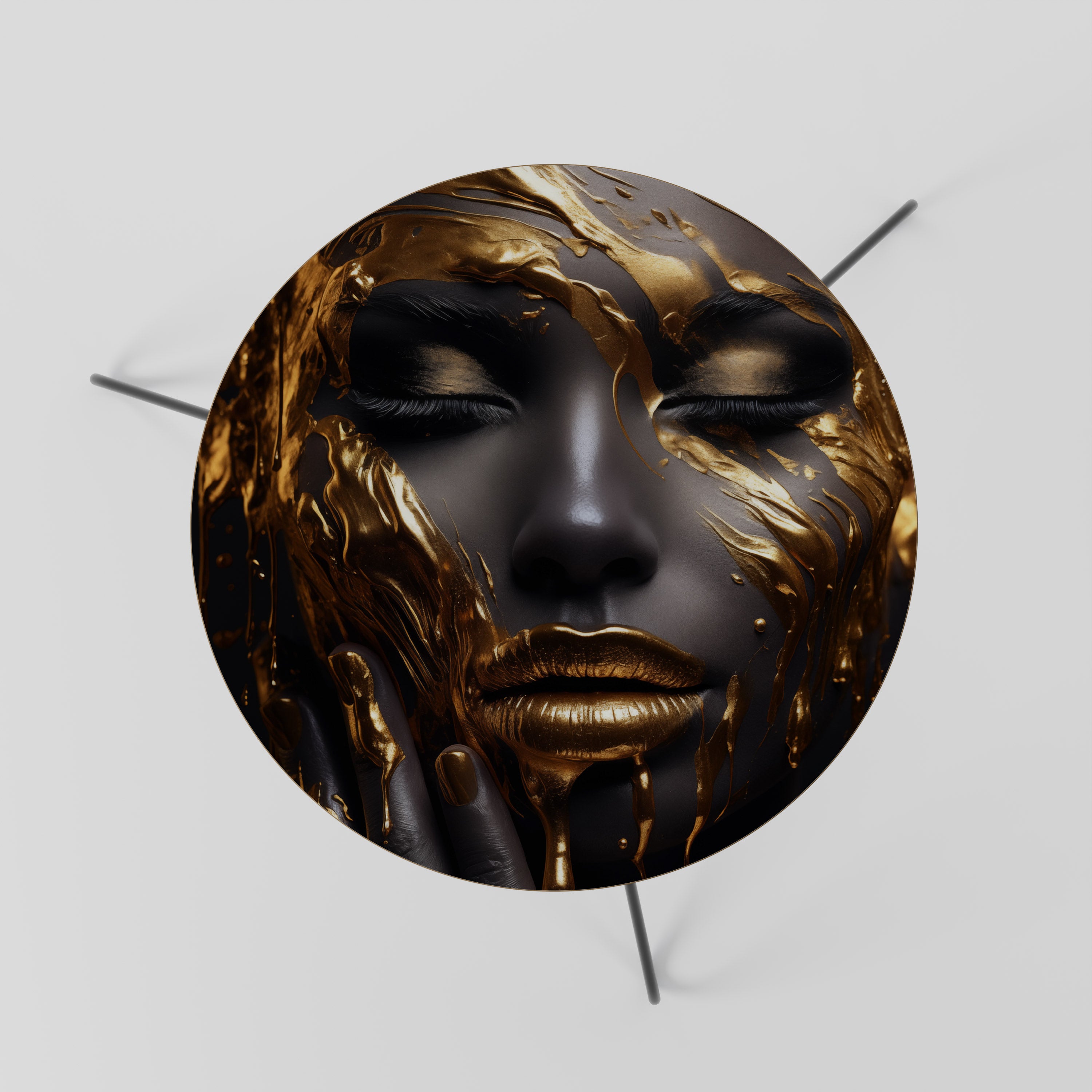 GOLDEN GODDESS Stolik kawowy mały