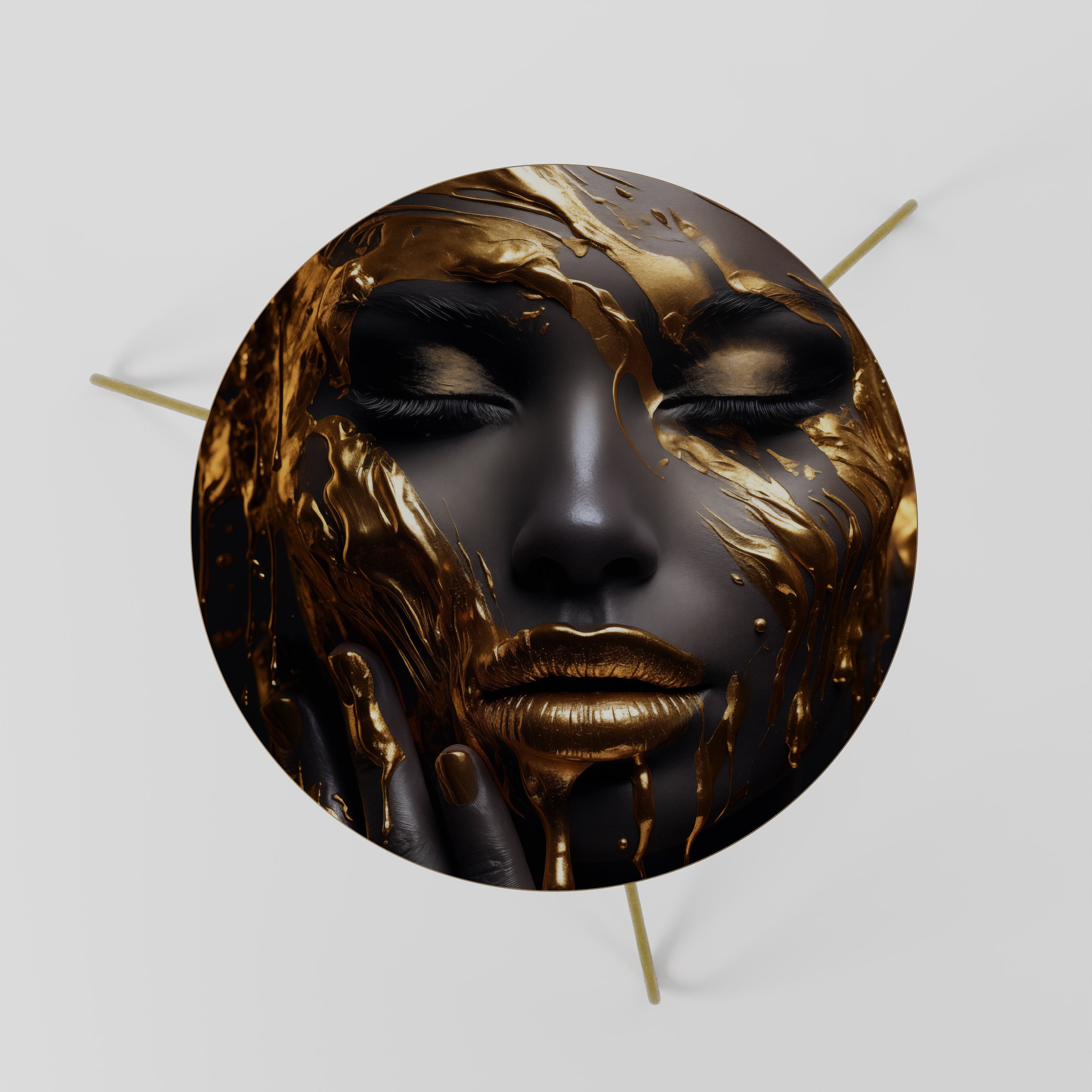 GOLDEN GODDESS Stolik kawowy mały