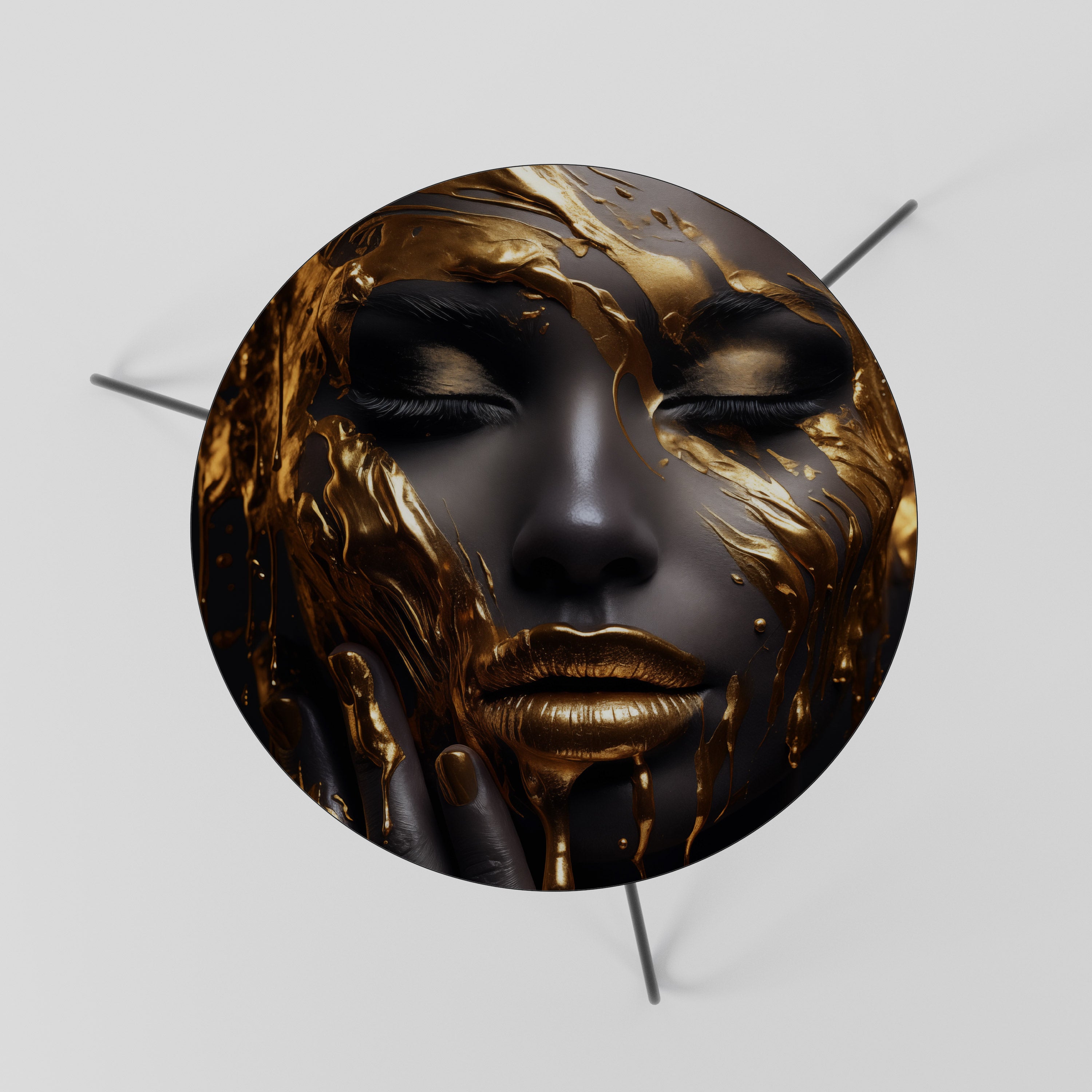 GOLDEN GODDESS Stolik kawowy mały