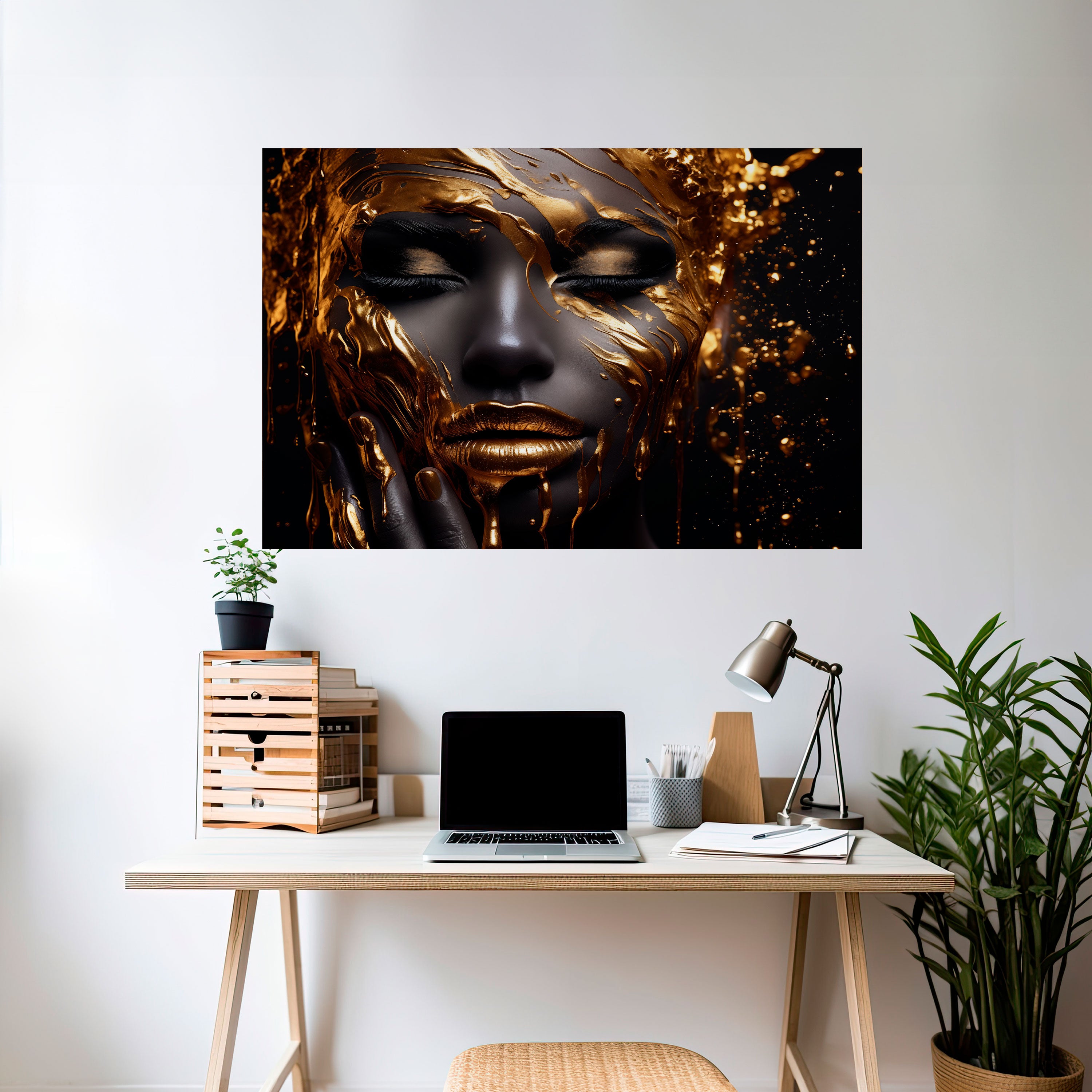 GOLDEN GODDESS Naklejka/Plakat poziomy
