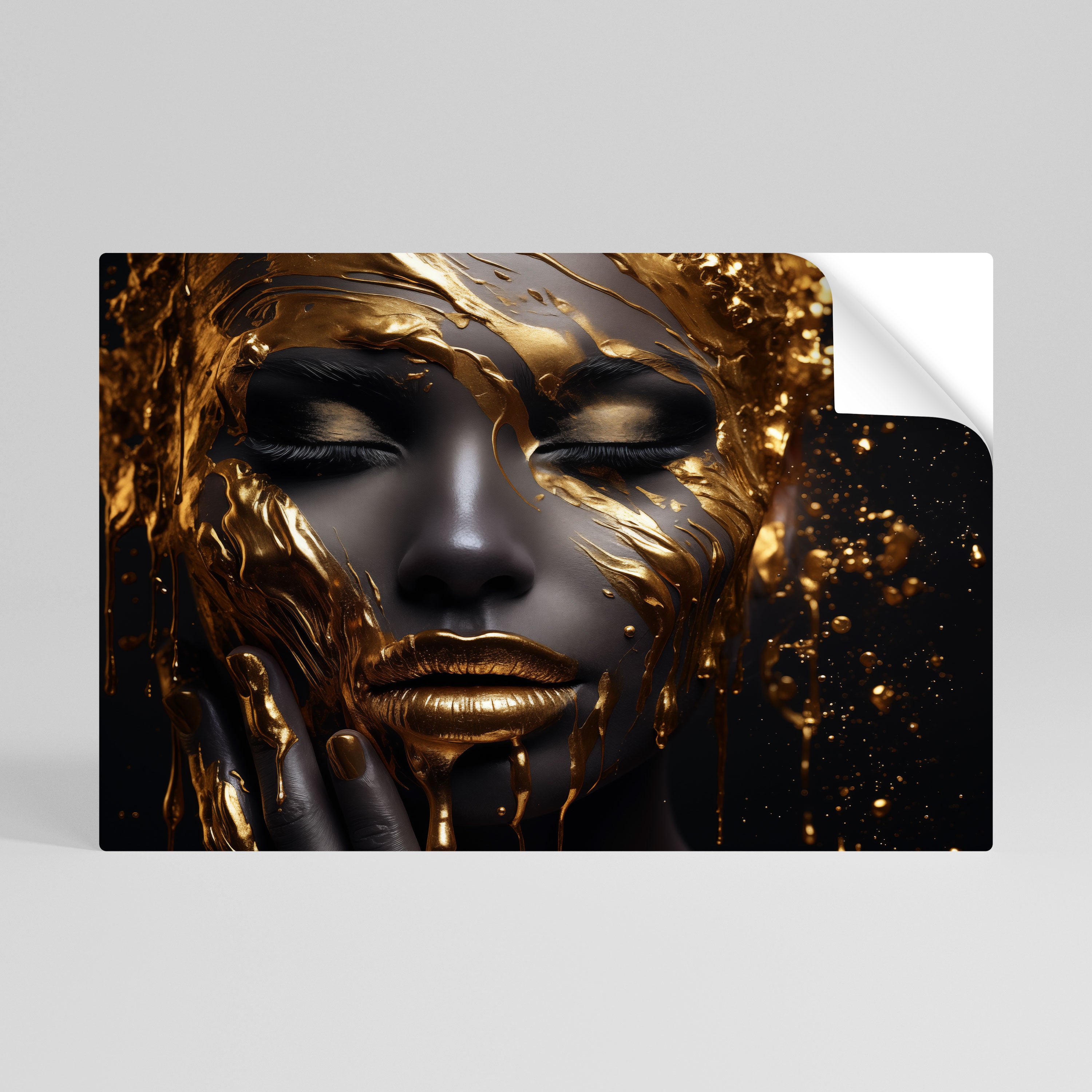 GOLDEN GODDESS Naklejka/Plakat poziomy