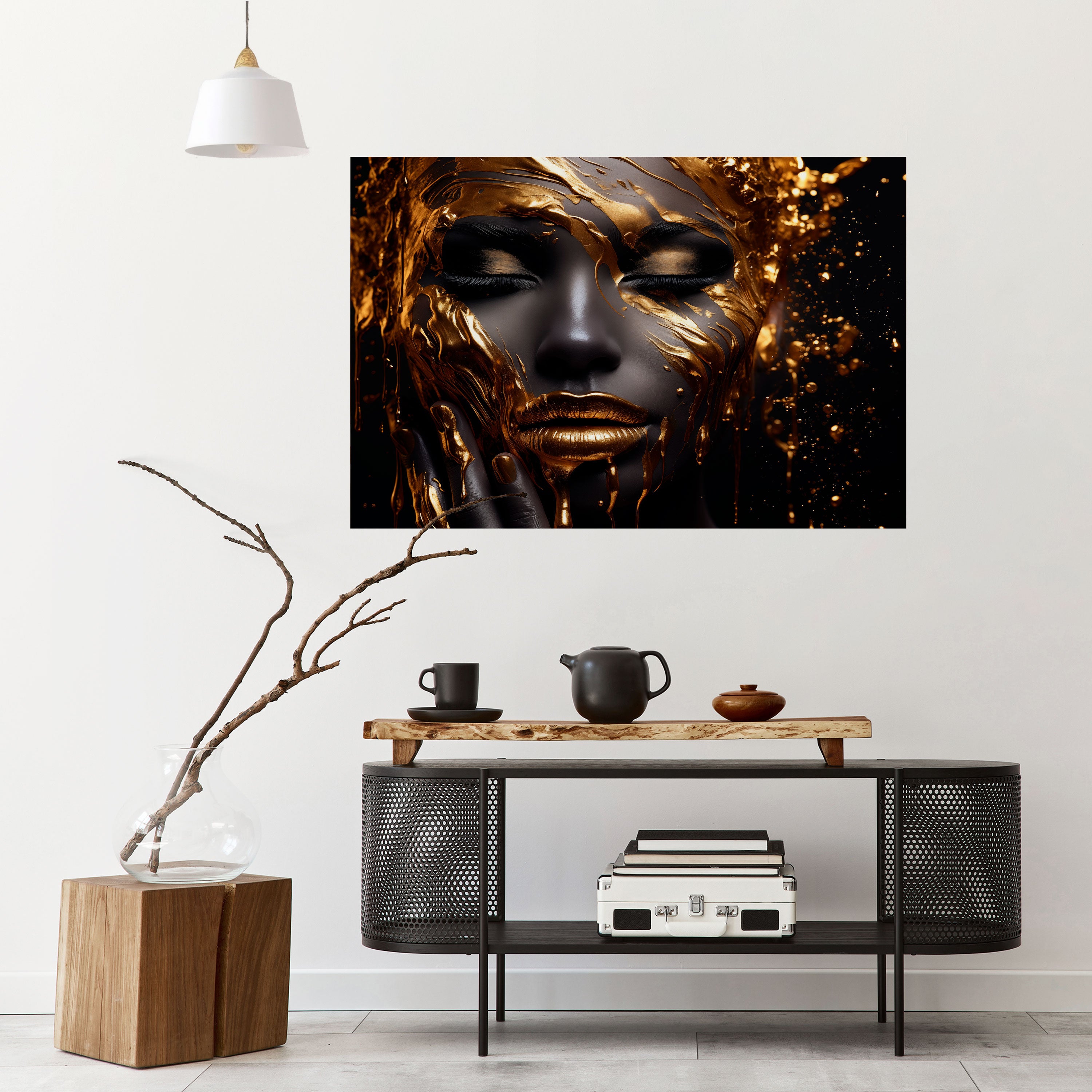 GOLDEN GODDESS Naklejka/Plakat poziomy