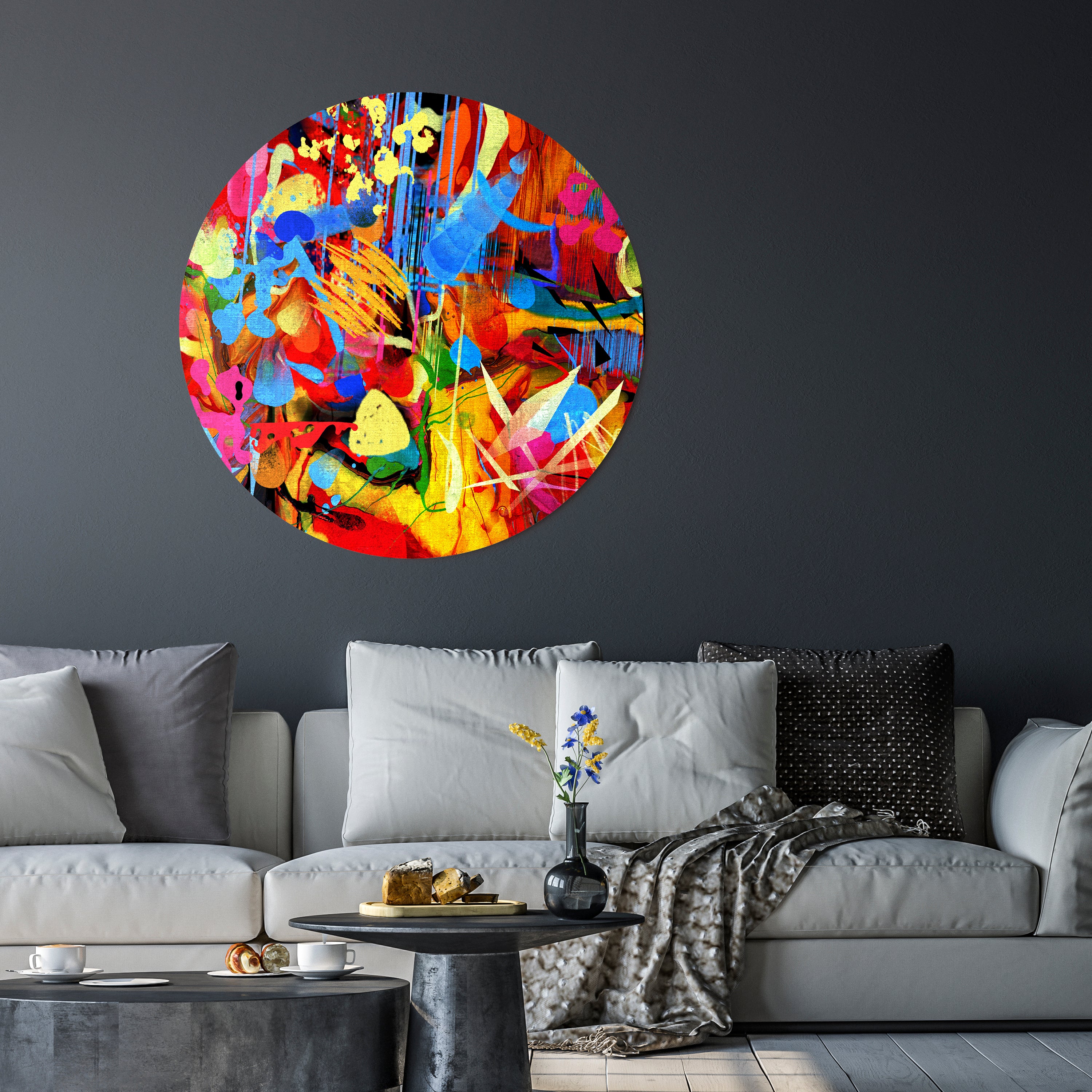ABSTRACT RHAPSODY Obraz okrągły