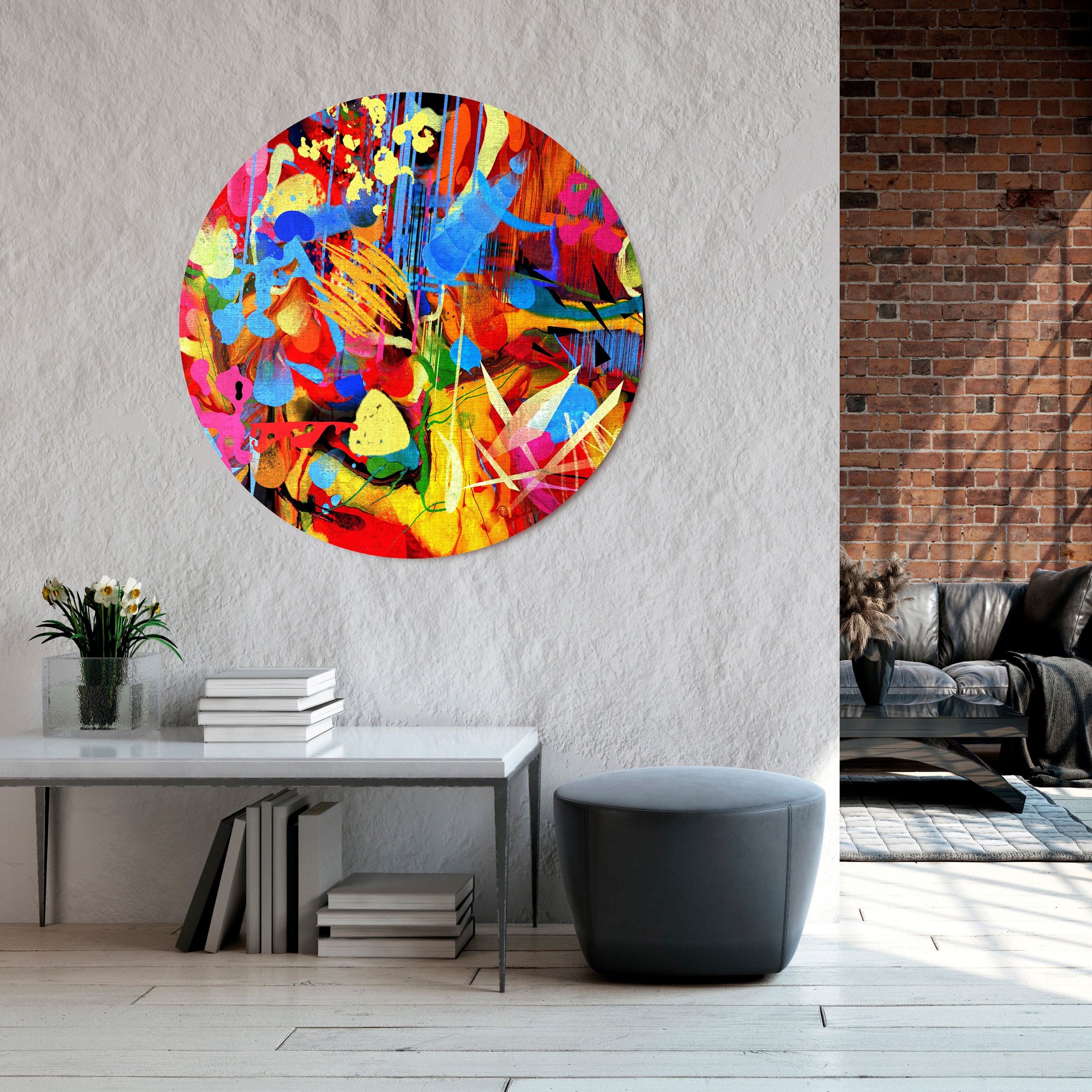 ABSTRACT RHAPSODY Obraz okrągły