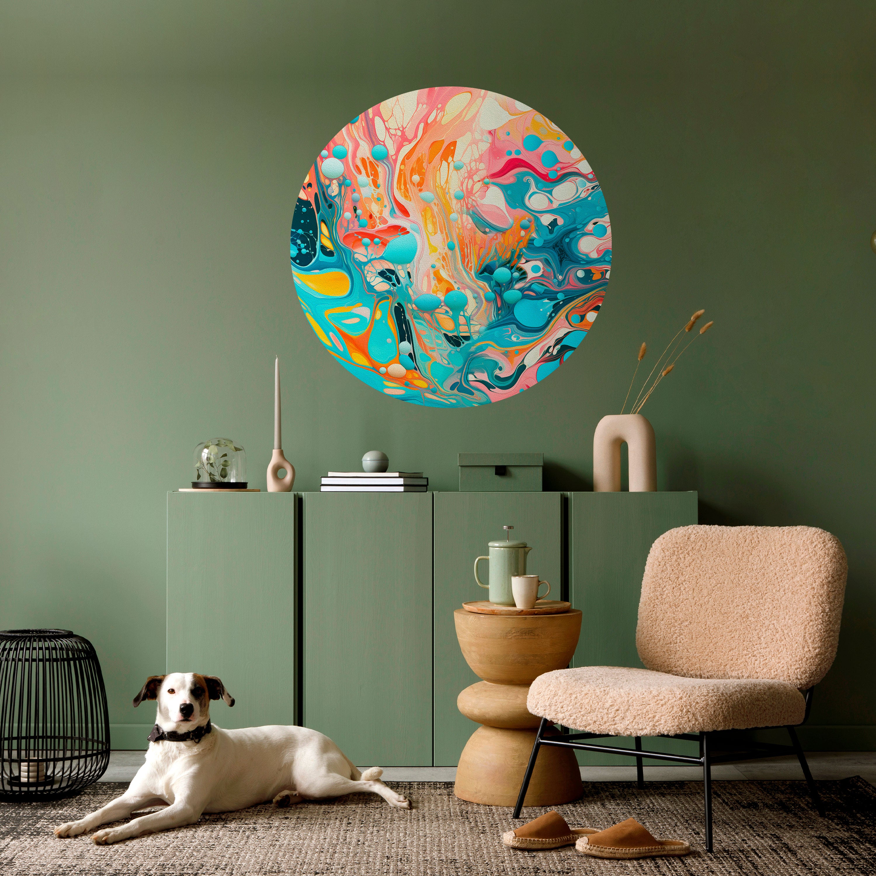 ARTISTIC ALCHEMY Naklejka okrągła