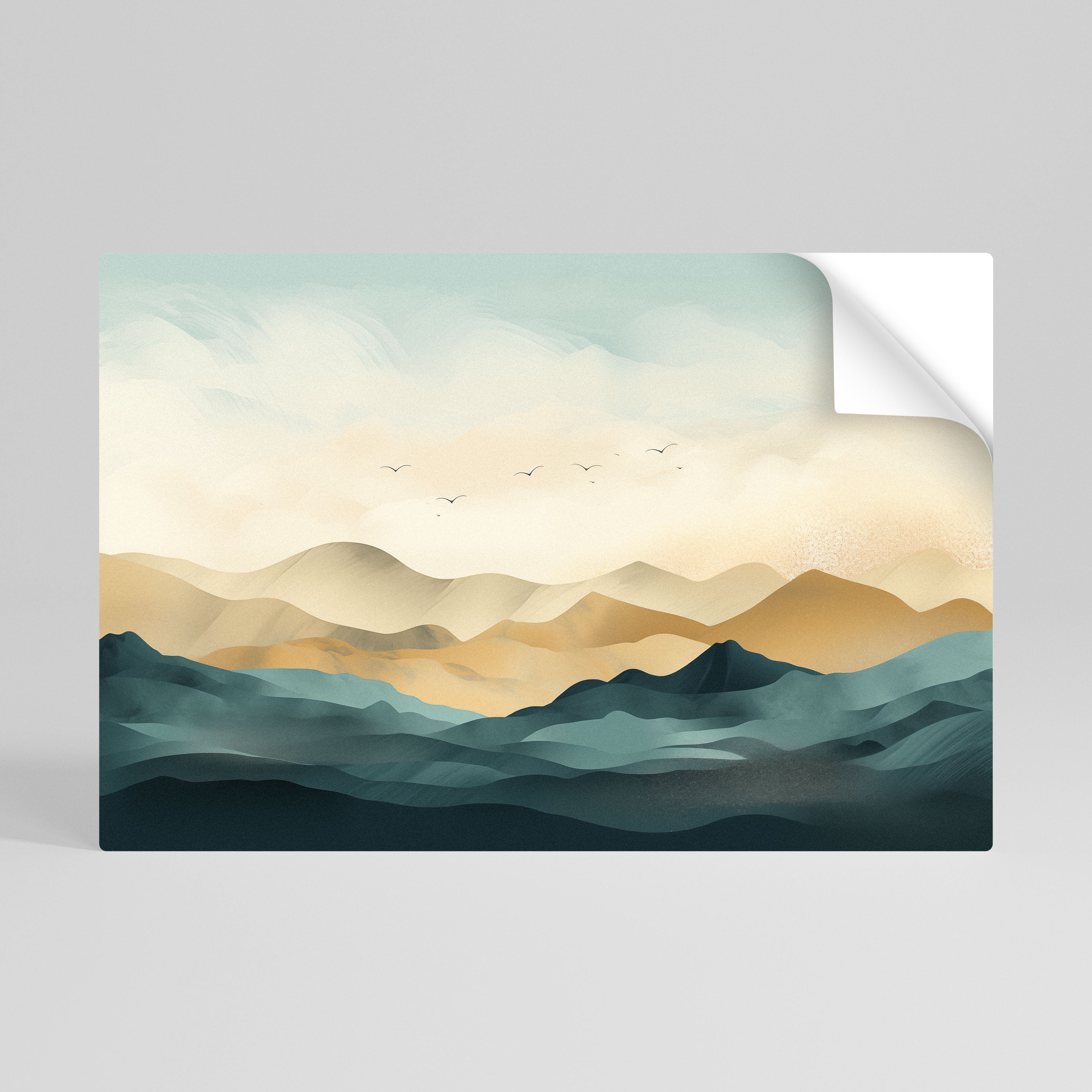 MOUNTAIN MELODY Naklejka/Plakat poziomy