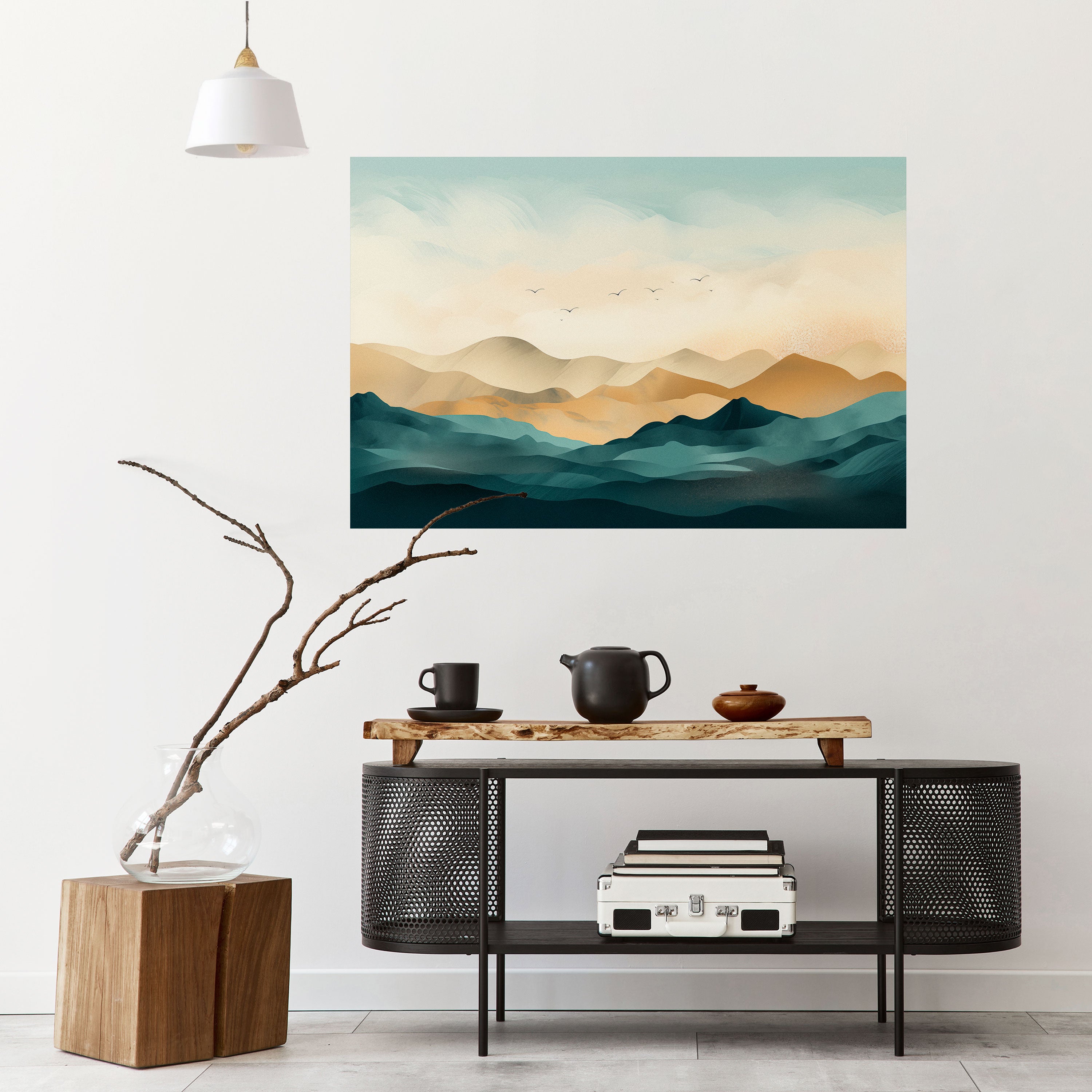 MOUNTAIN MELODY Naklejka/Plakat poziomy