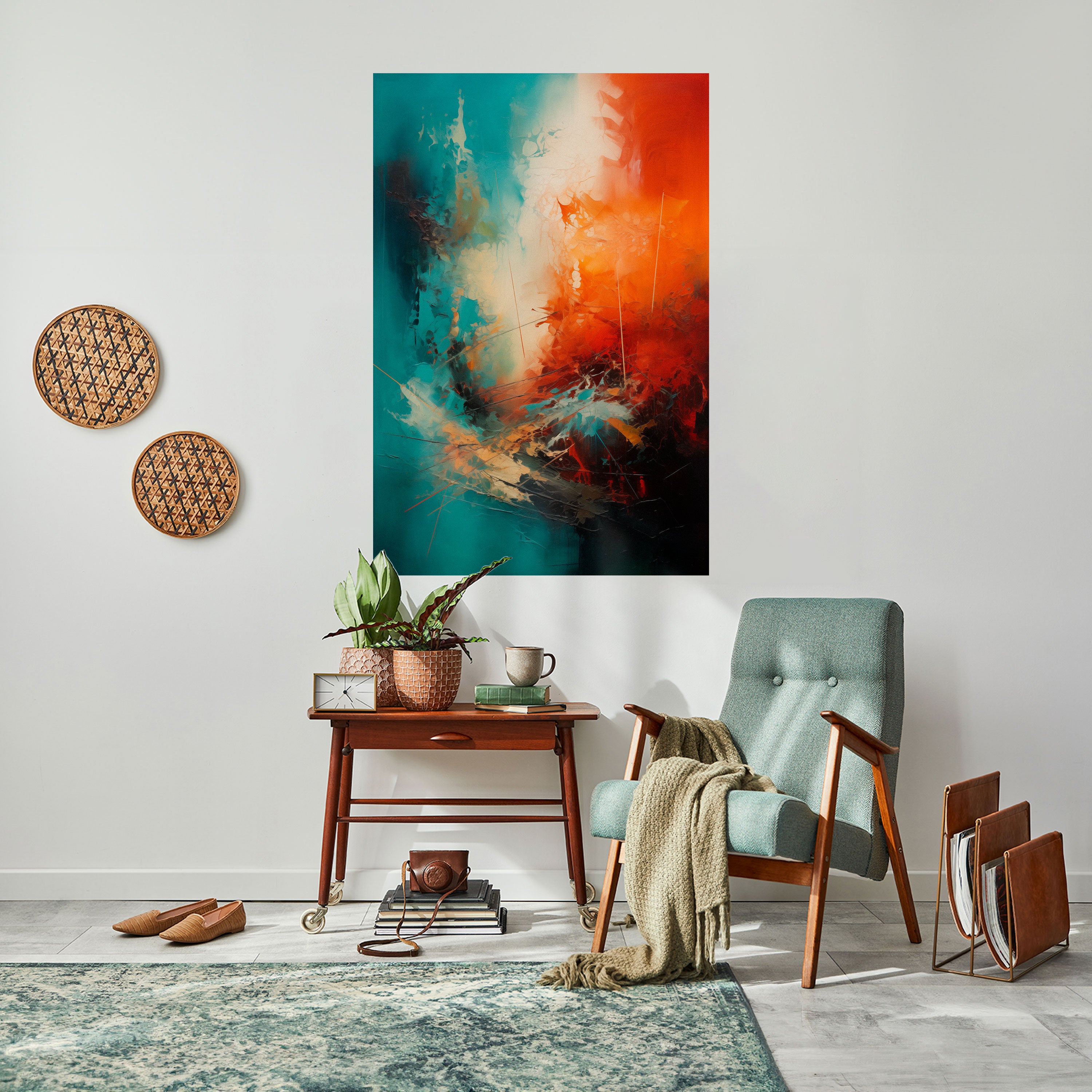 FIERY FUSION Naklejka/Plakat pionowy