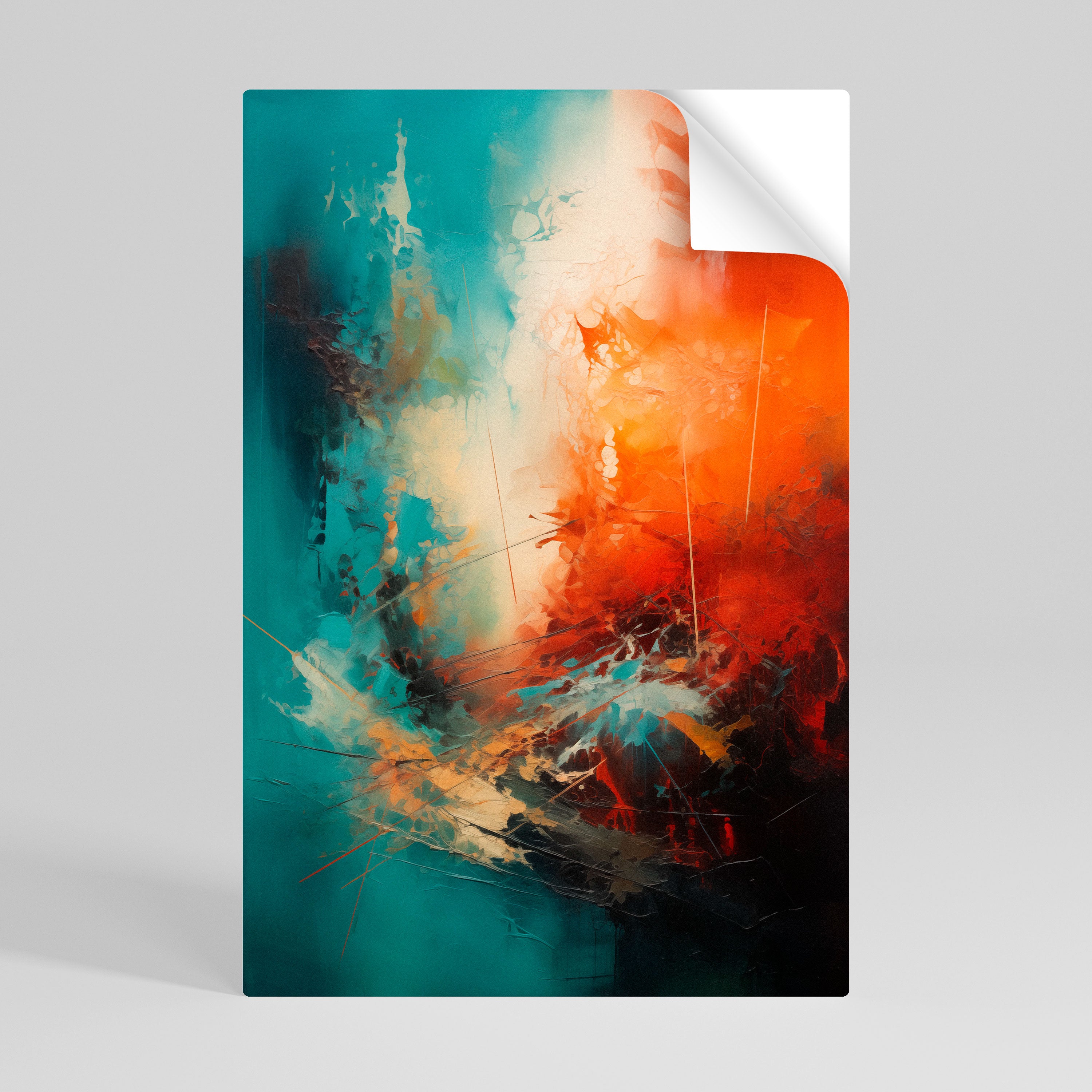 FIERY FUSION Naklejka/Plakat pionowy